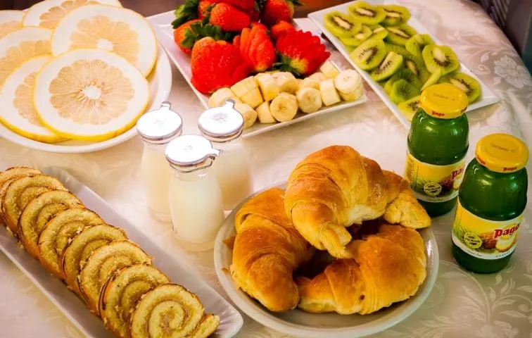 Buffet breakfast in Hotel Centrale