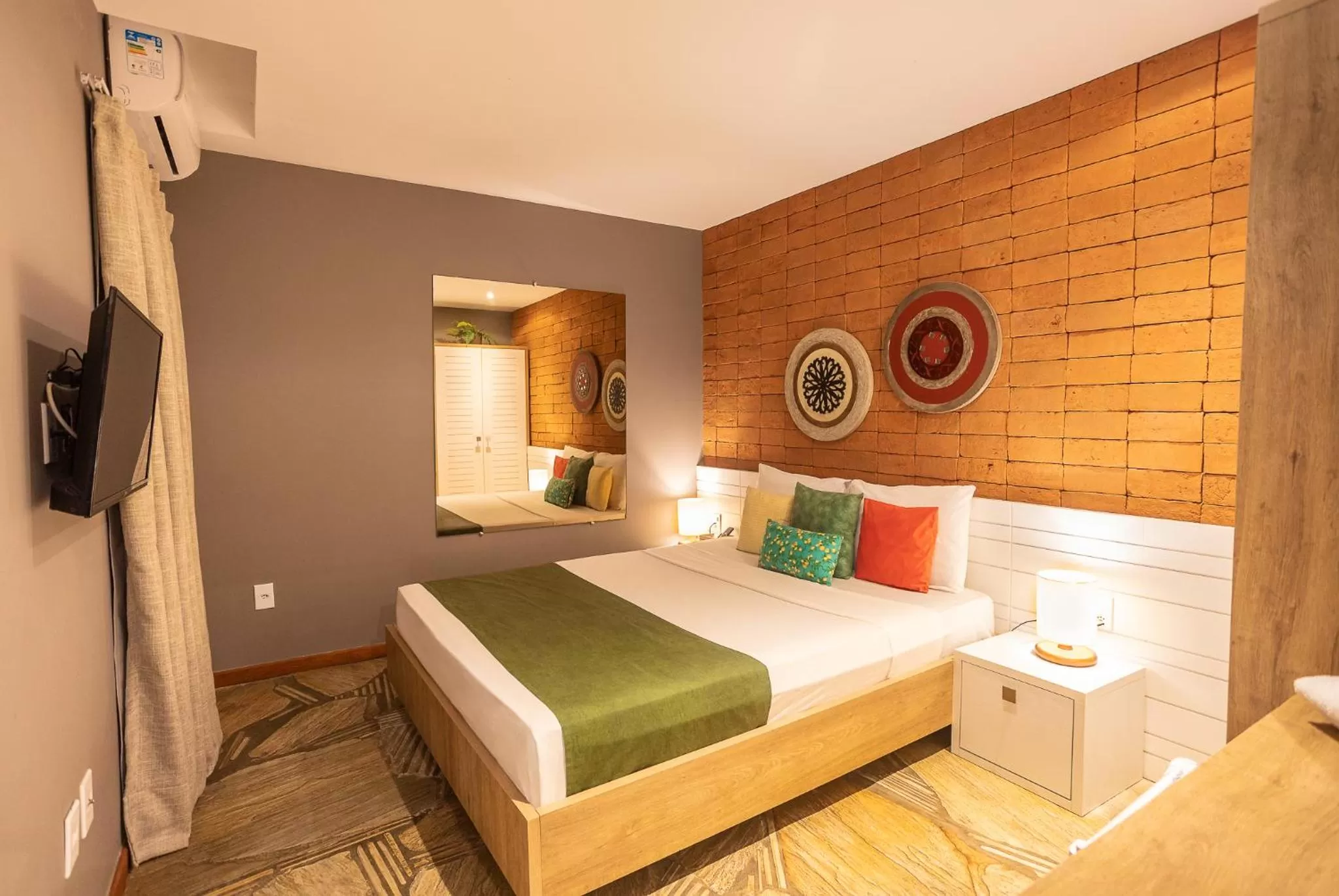 Bed in Bravo Pousada Design