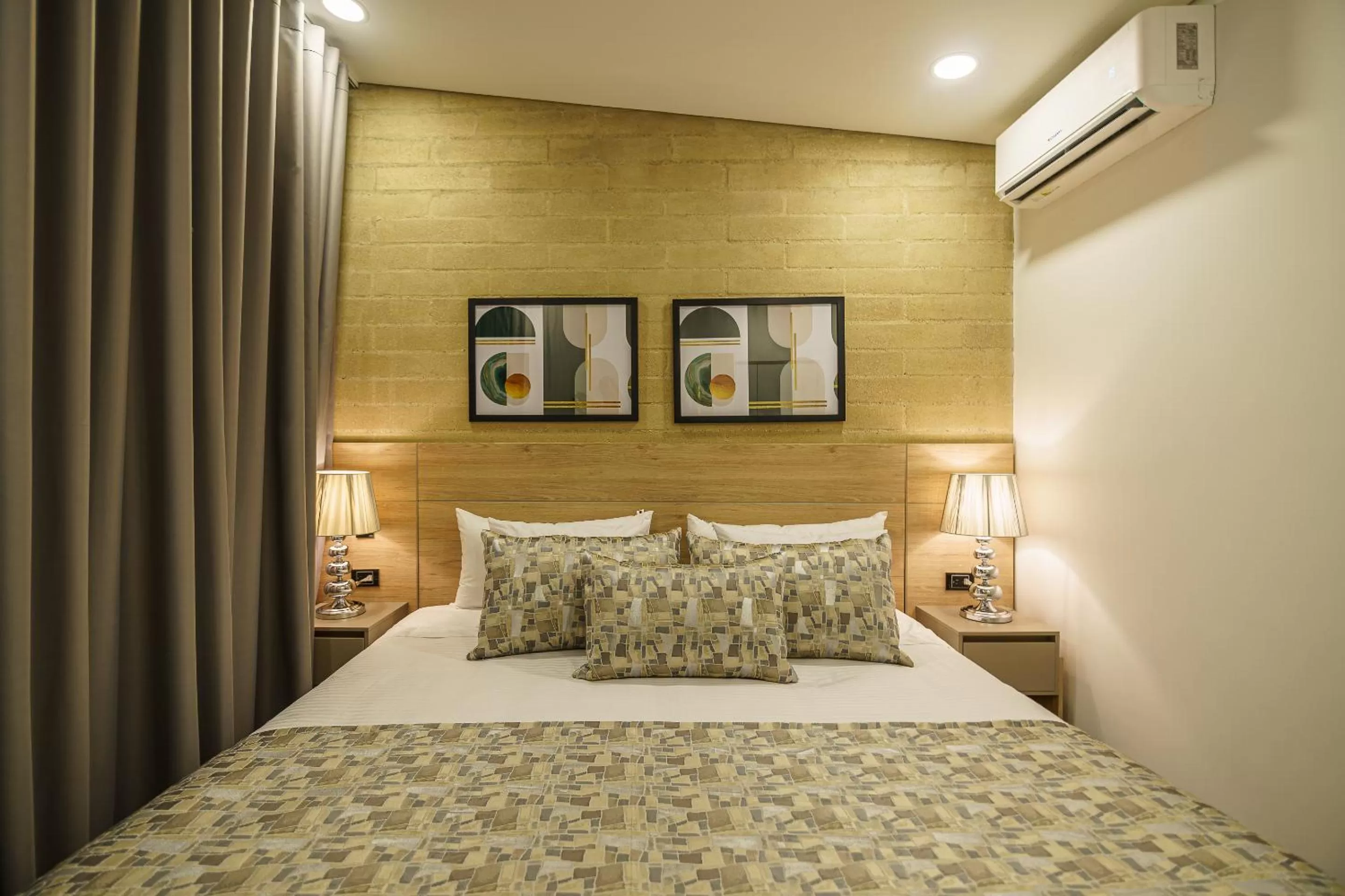 Bed in First Class Hotel