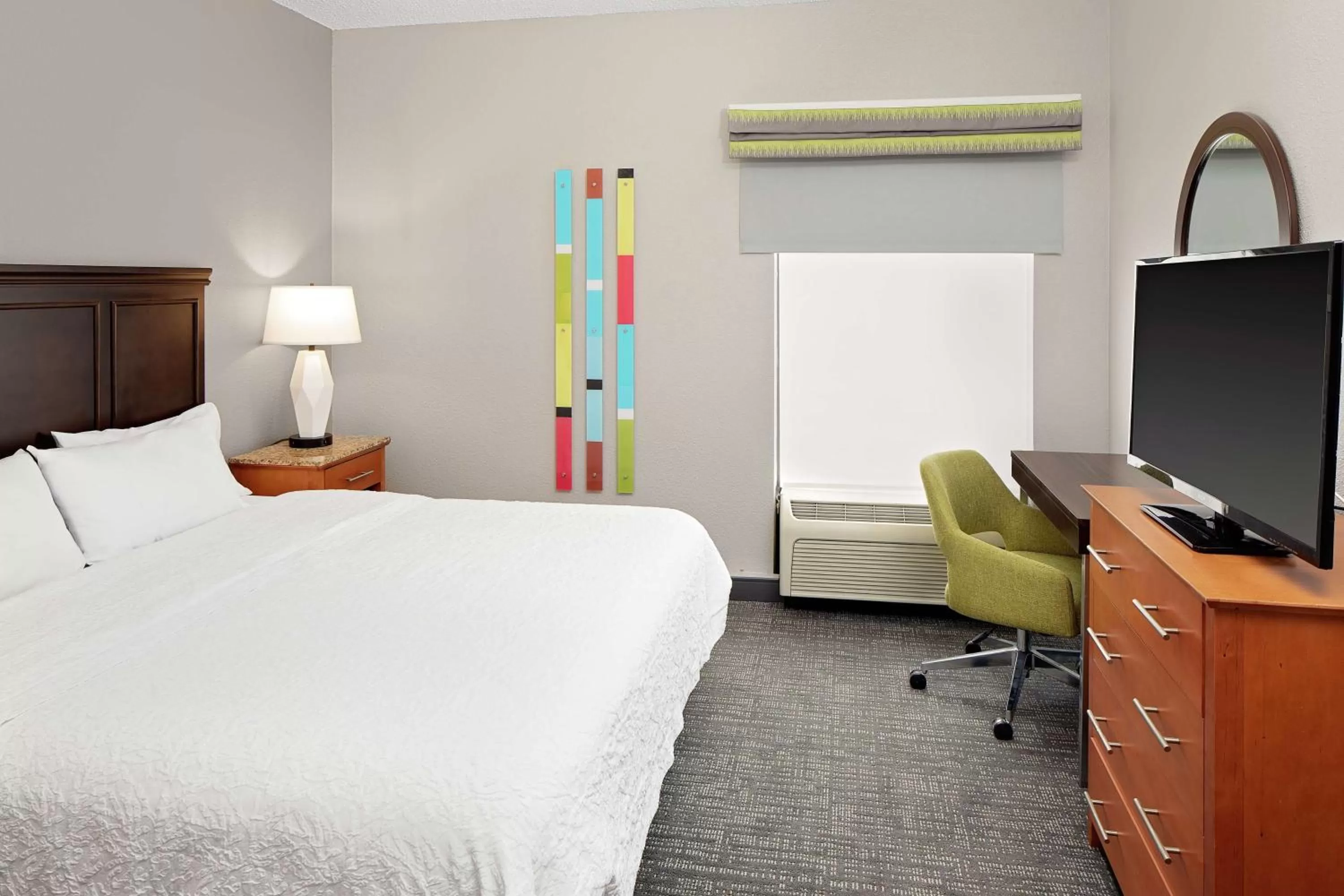 Bed in Hampton Inn & Suites Houston-Medical Center-NRG Park