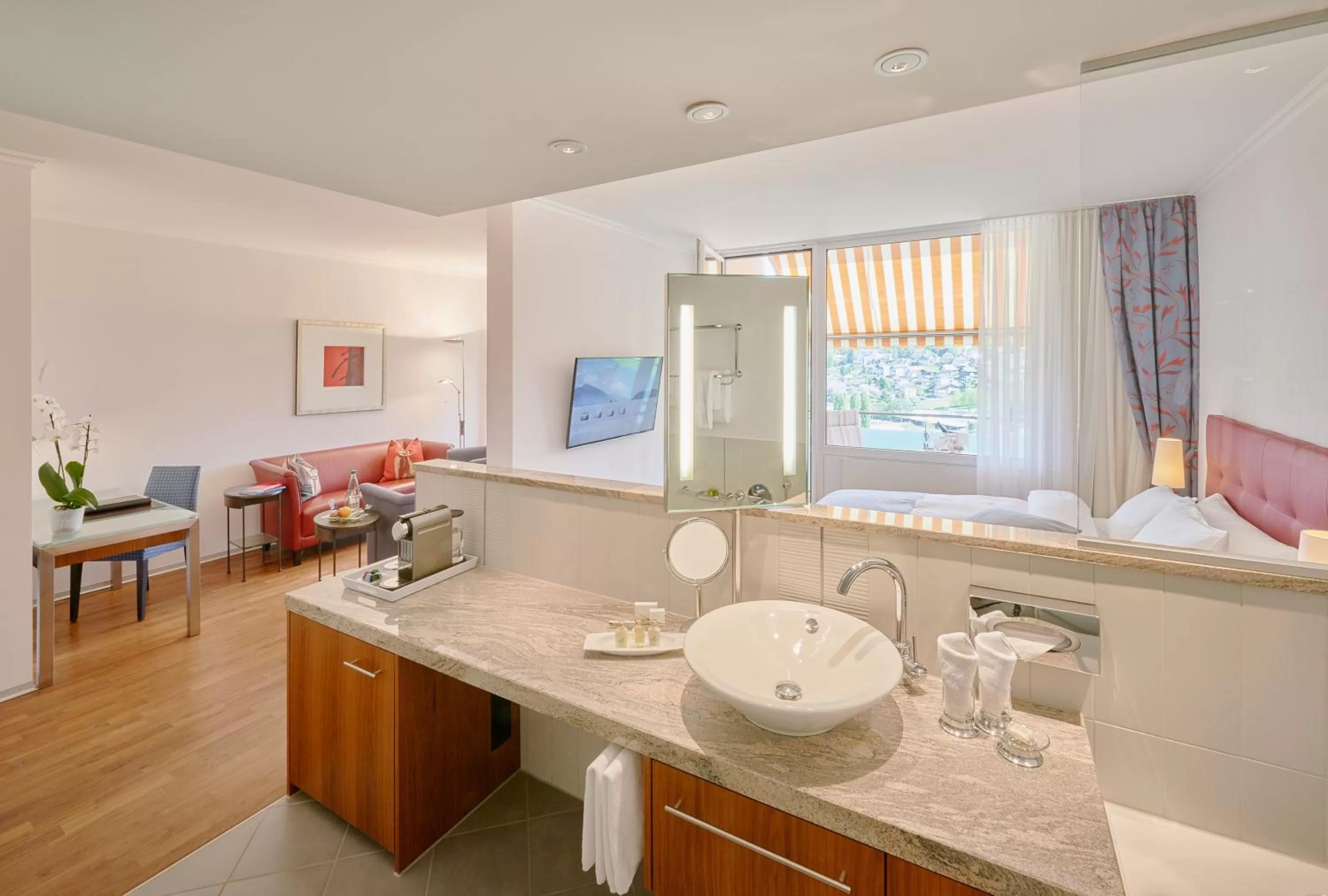 Bathroom in Hotel Eden Spiez