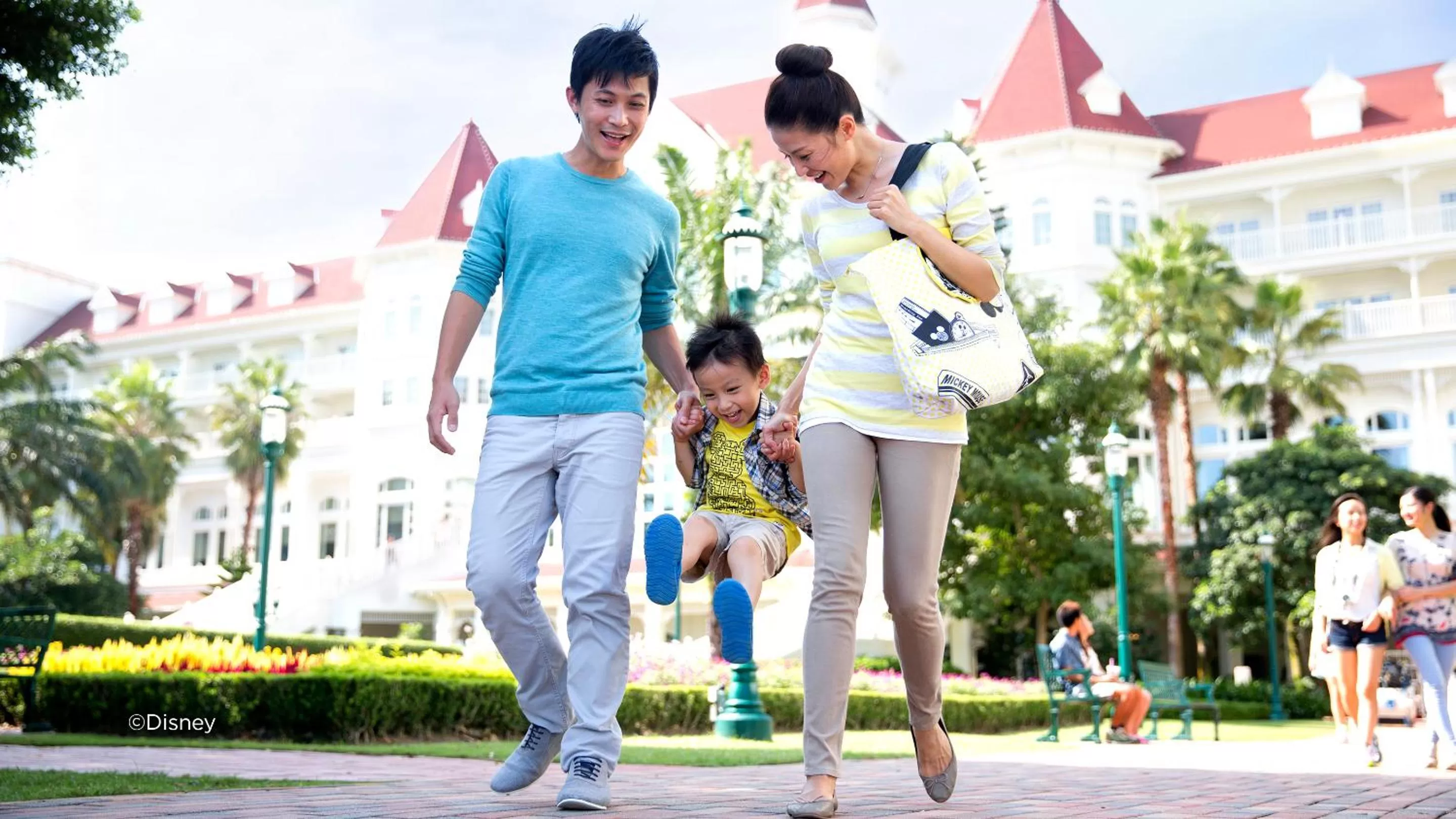 children in Hong Kong Disneyland Hotel