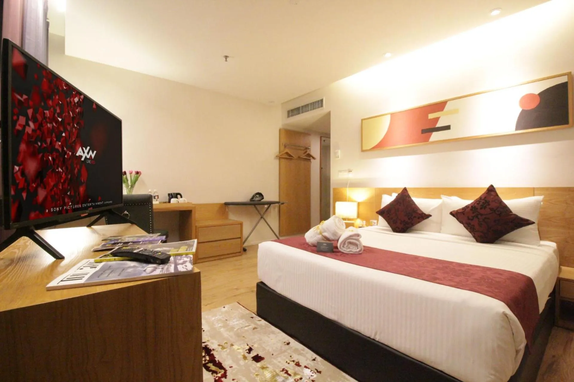 Bed in de King Hotel KLCC