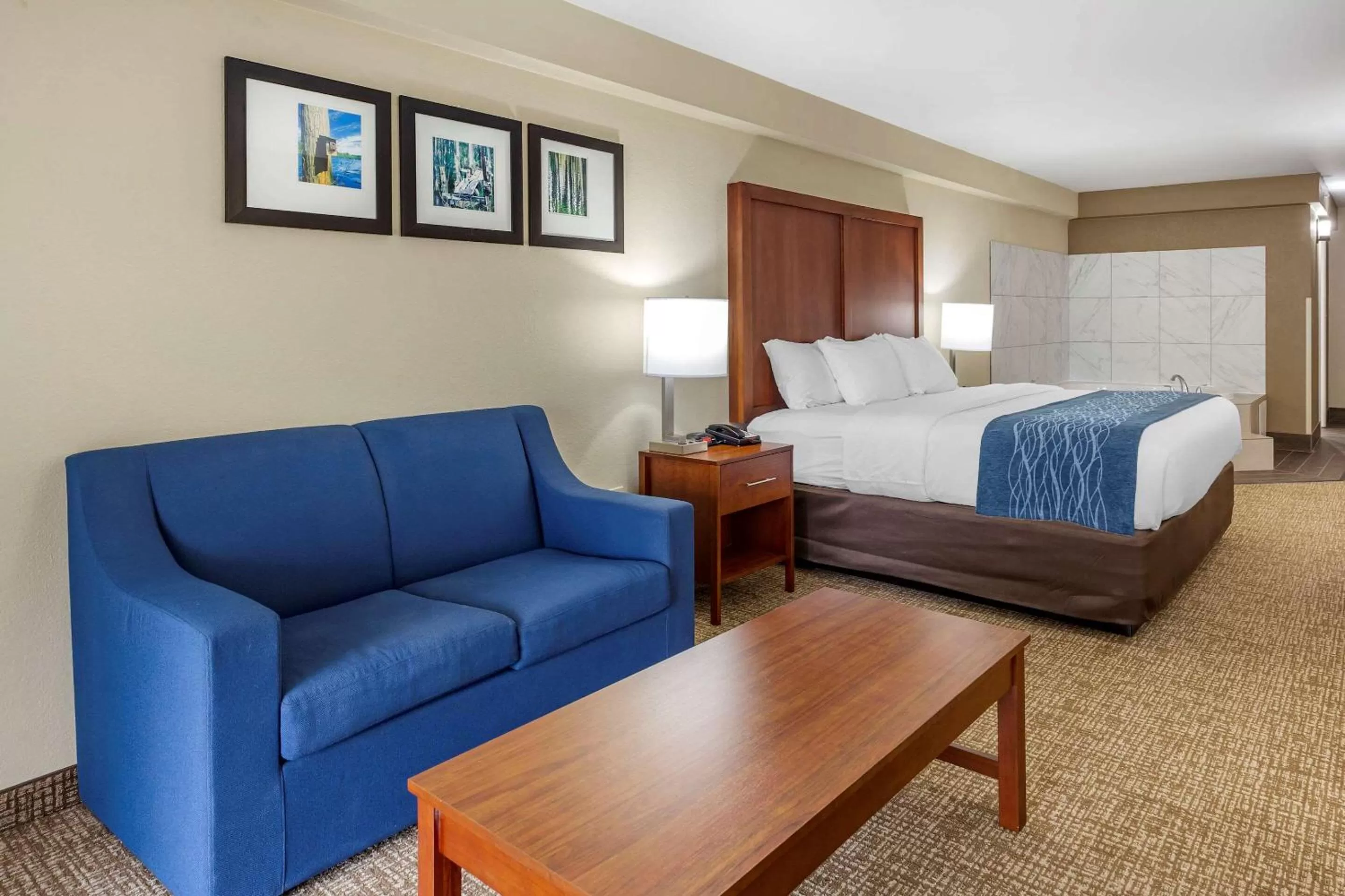 Photo of the whole room in Comfort Inn & Suites Spring Lake - Fayetteville near Fort Bragg