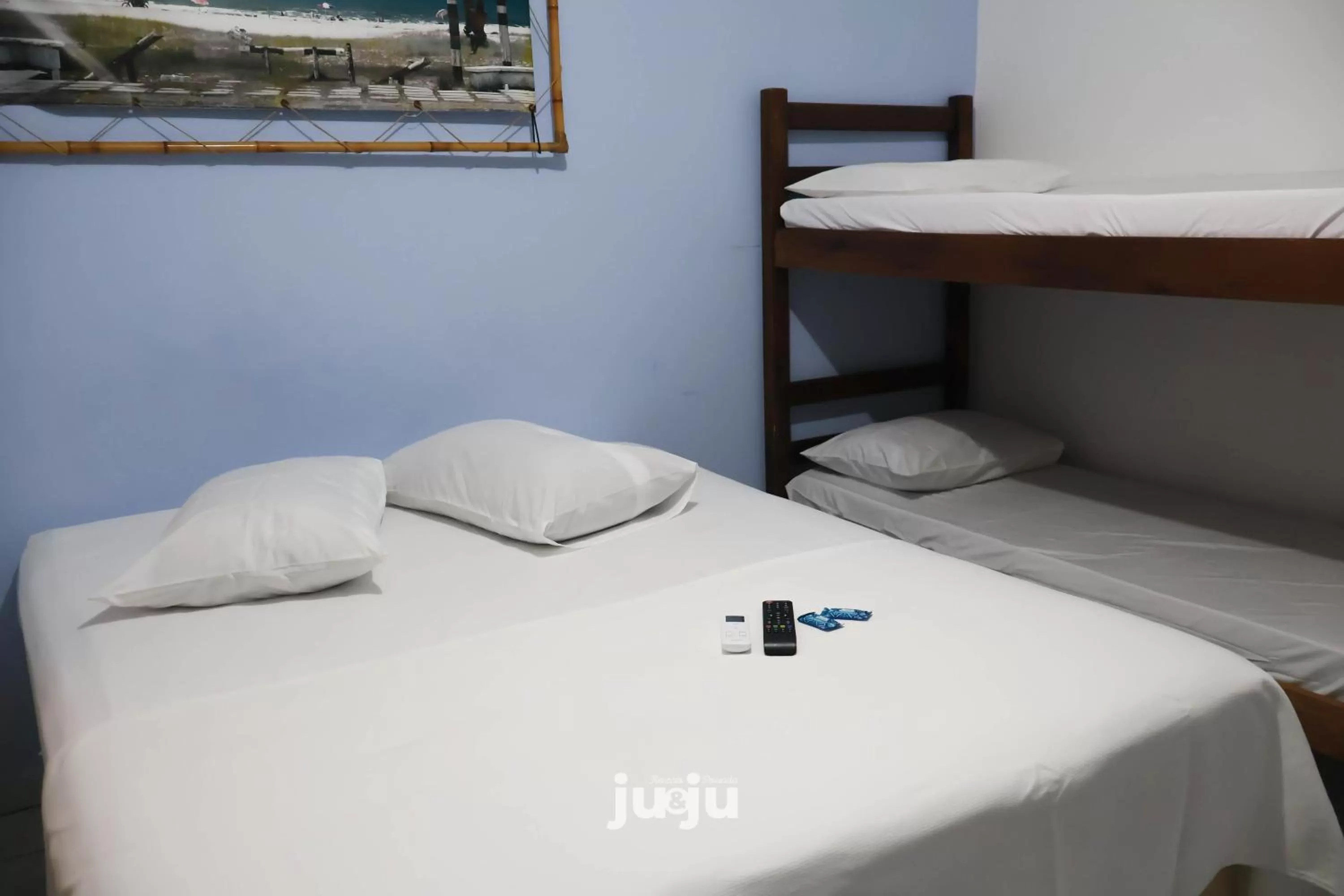 Bed in Pousada Ju&Ju à 400 mts DA PRAIA