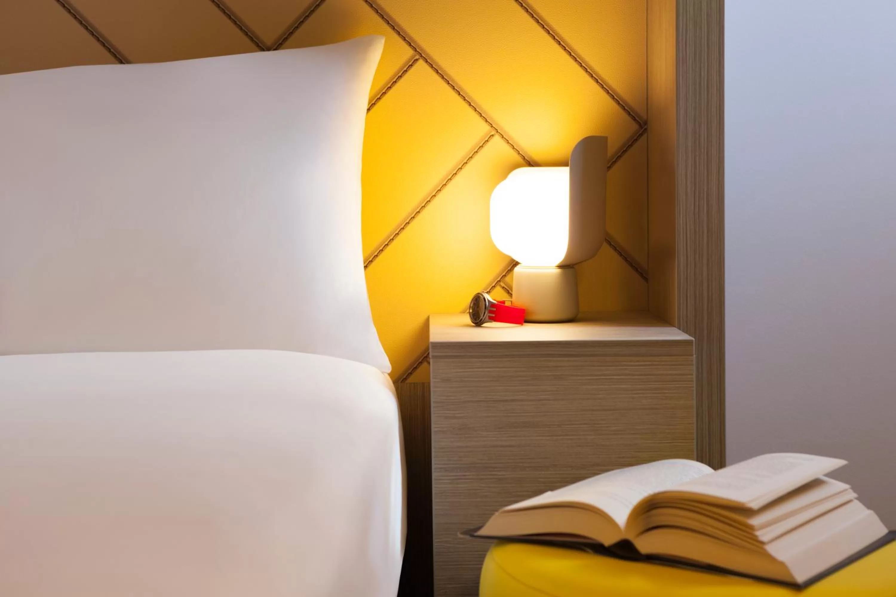 Bed in Ibis Styles Paris Massena Olympiades