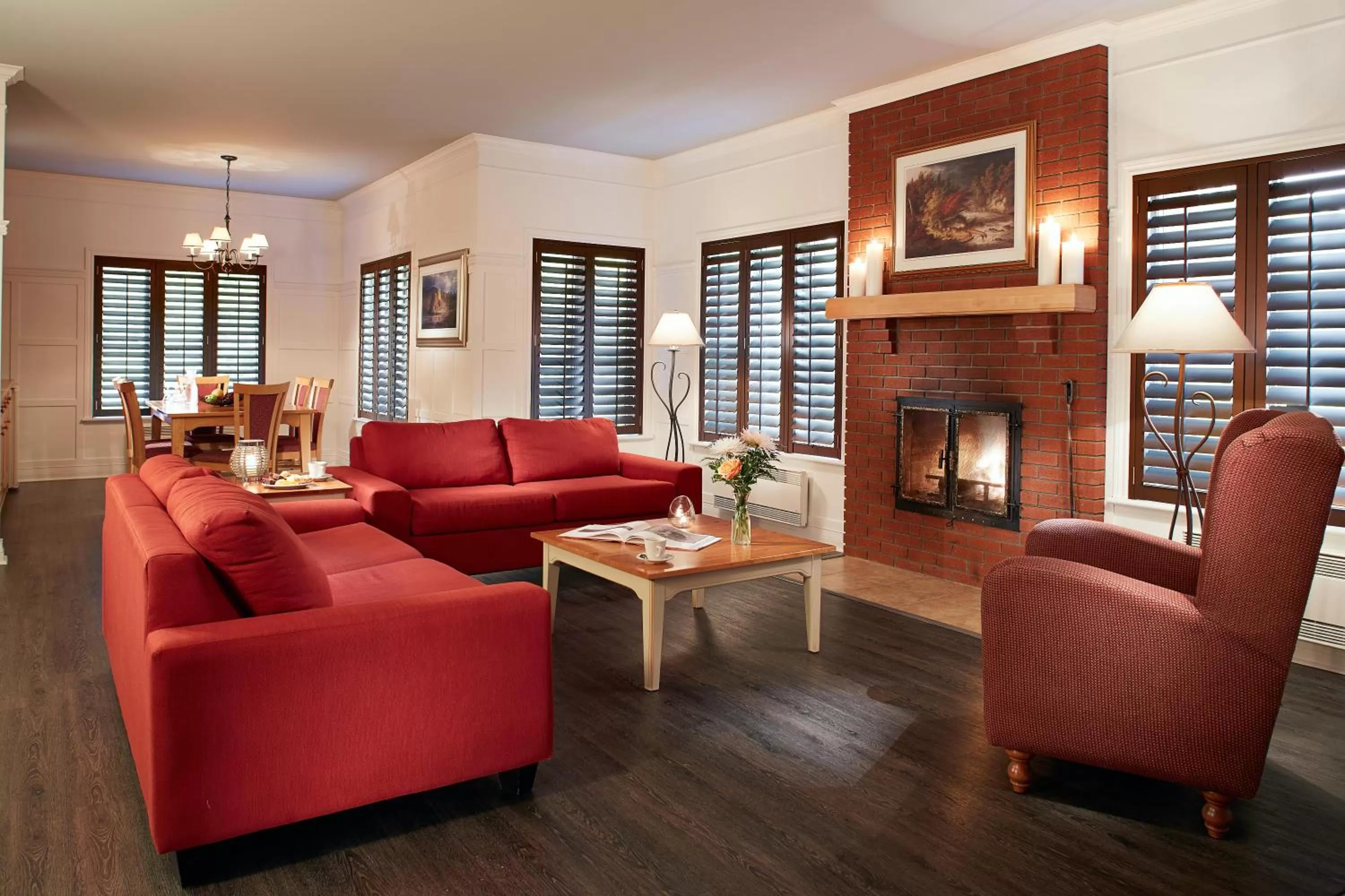 Living room in Auberge du Lac-à-l'Eau-Claire