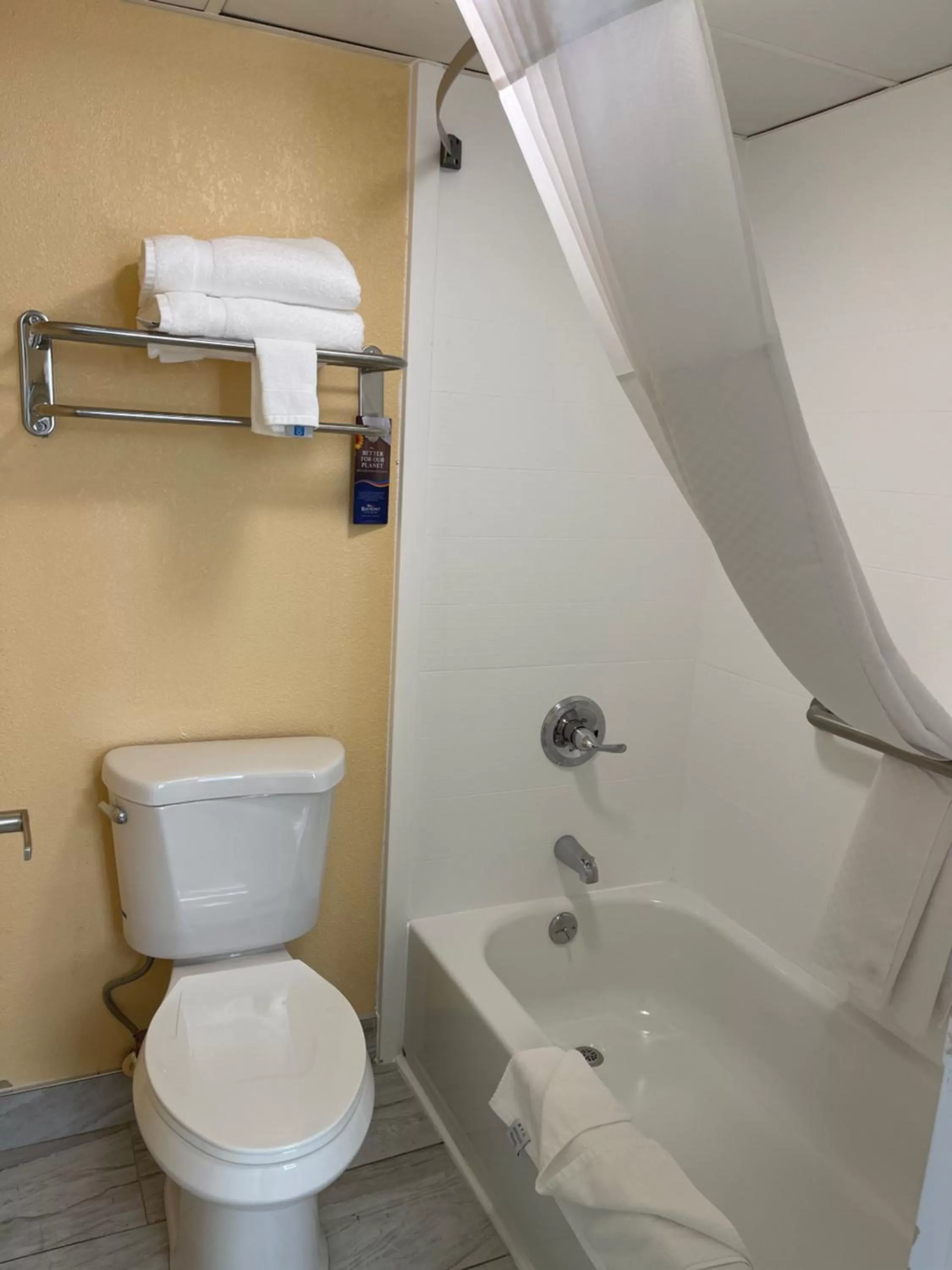 Bathroom in Baymont by Wyndham Scranton Dunmore