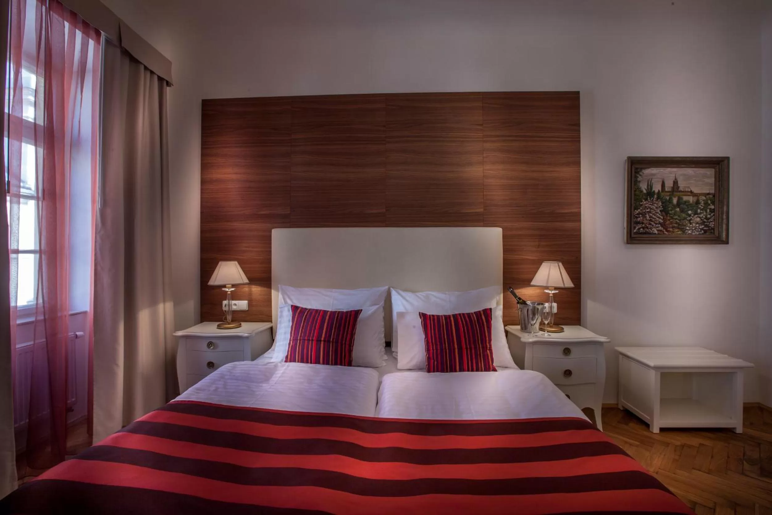 Bedroom, Bed in Little King Hotel U Malvaze