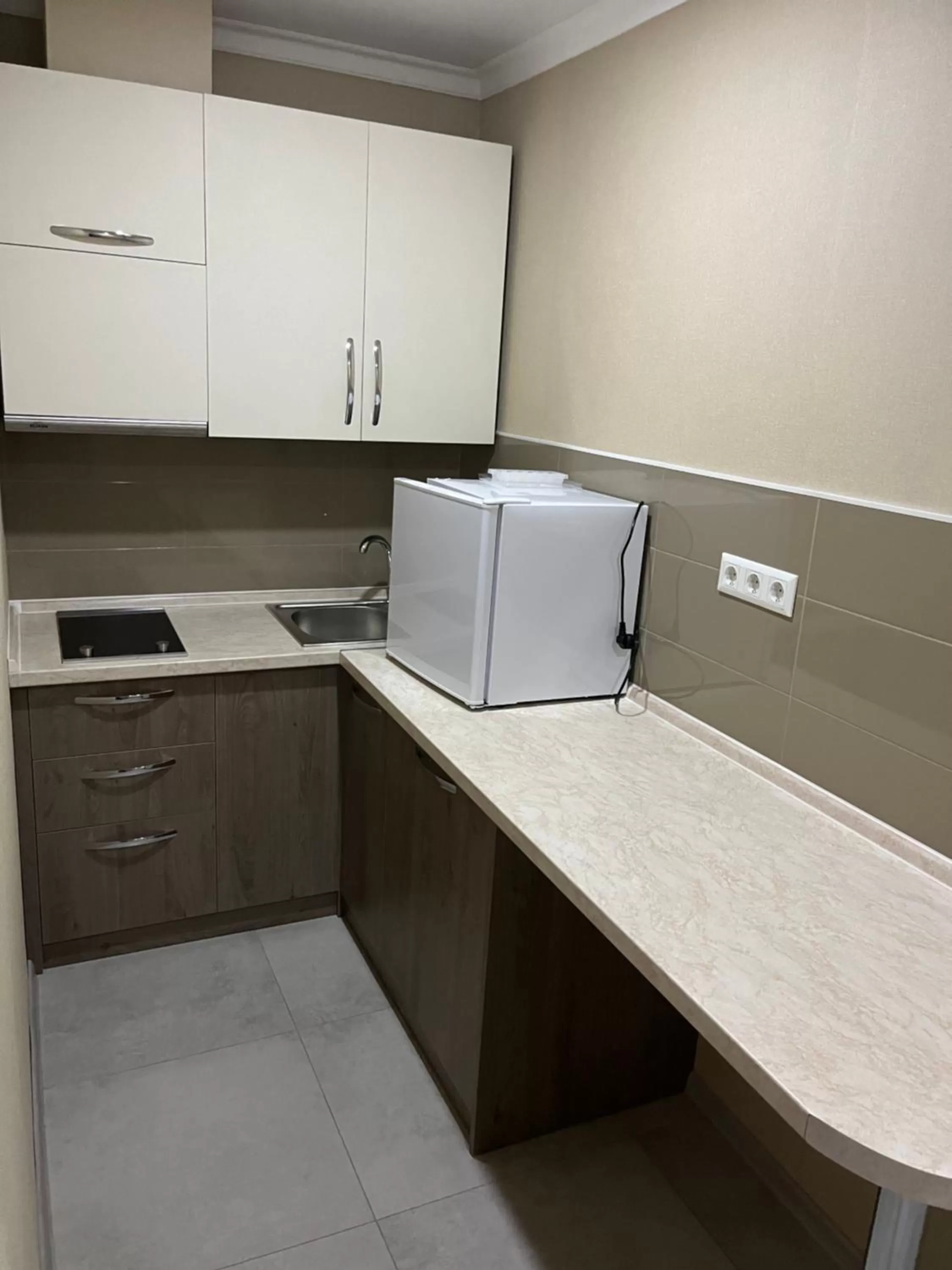 Kitchen or kitchenette in Elite Hotel
