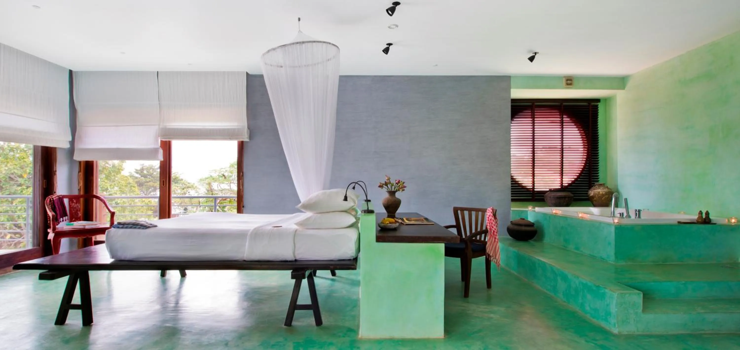 Bedroom, Bed in Knai Bang Chatt Resort