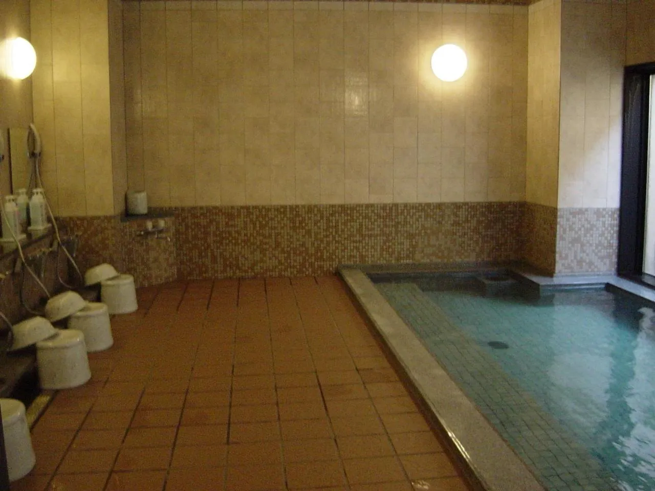 Hot Spring Bath in Hotel Route-Inn Aso Kumamoto Airport Ekimae