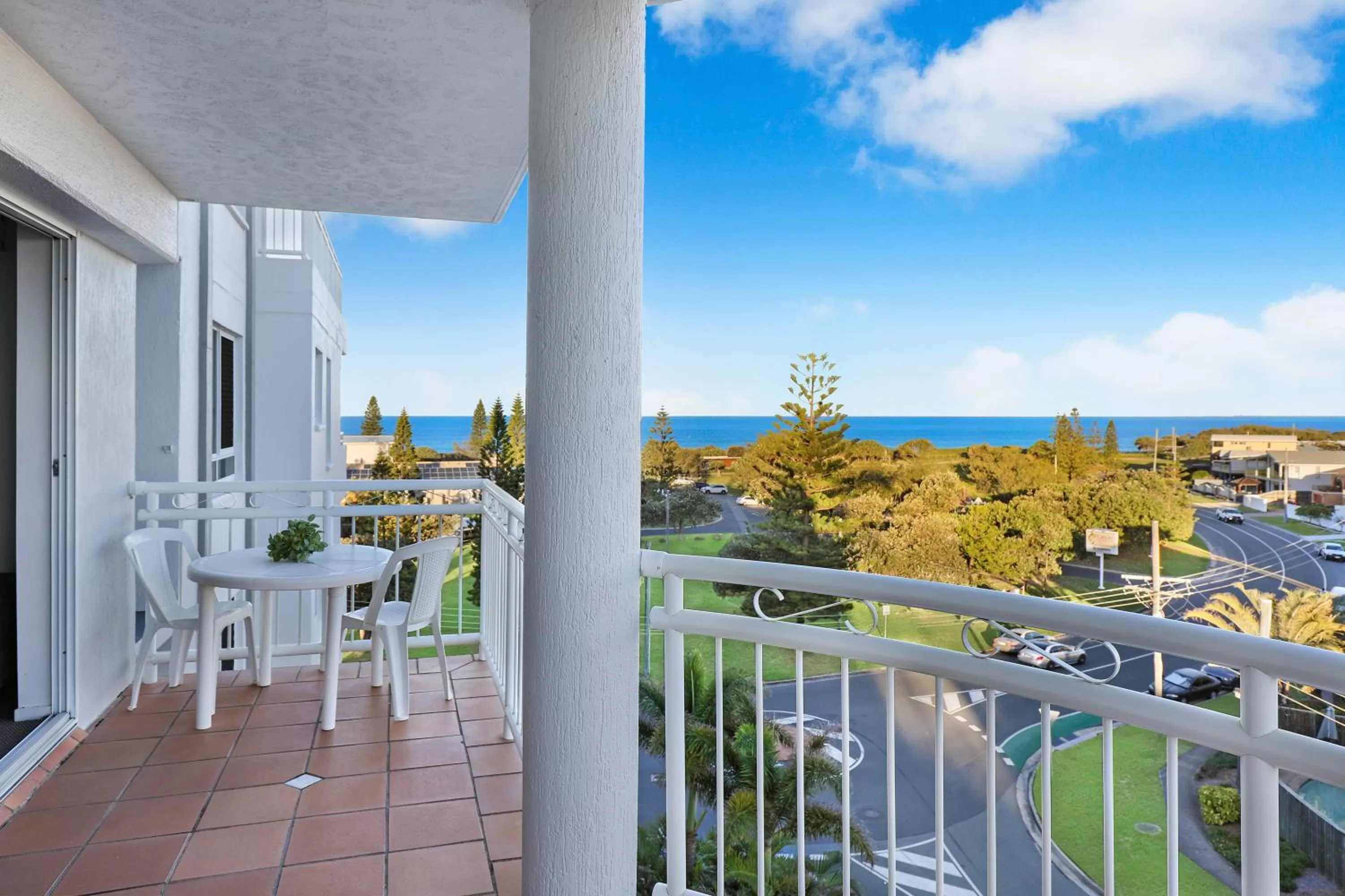 Sea view in Beachside Resort Kawana Waters