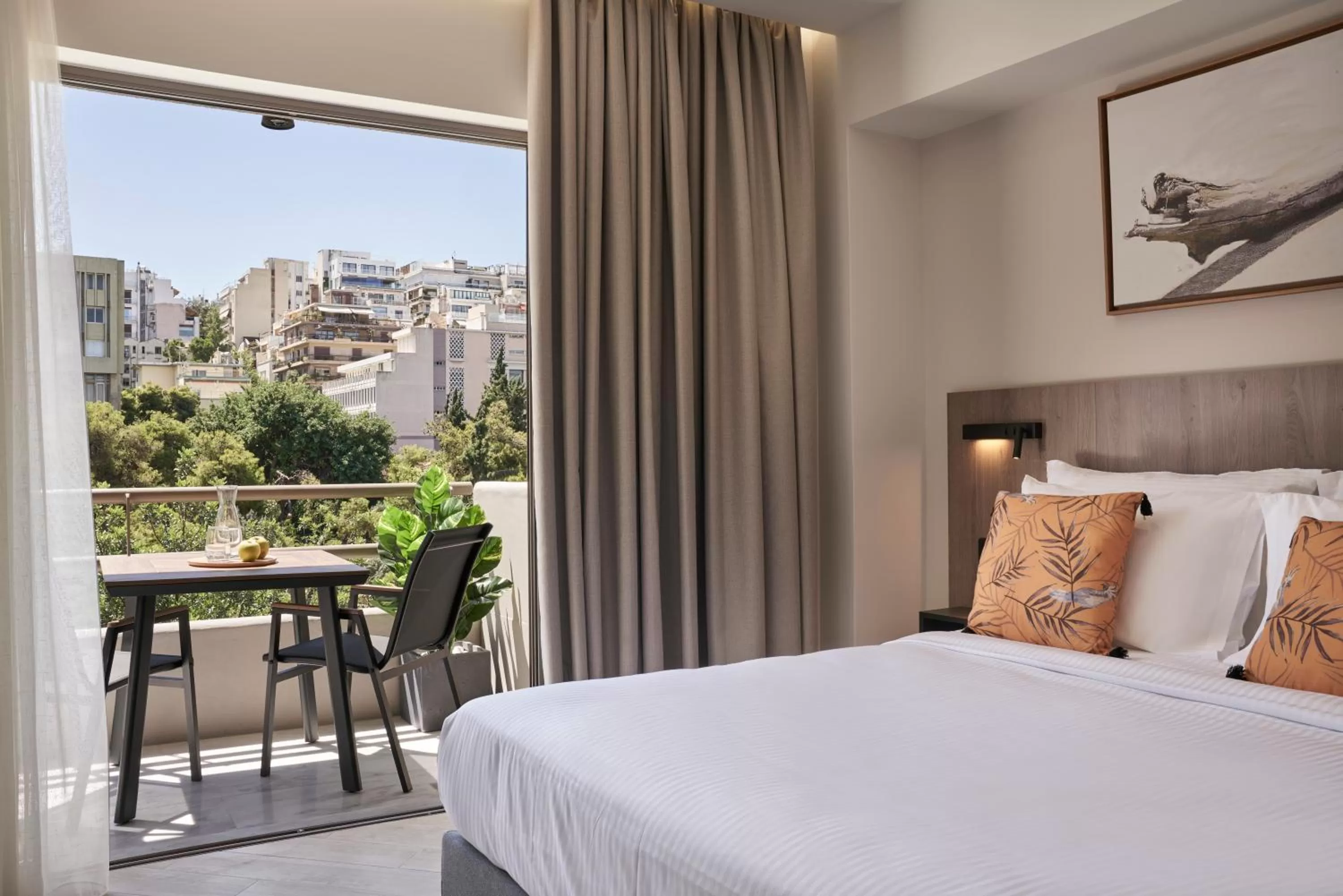 View (from property/room), Bed in Hestia - Asklipiou 61