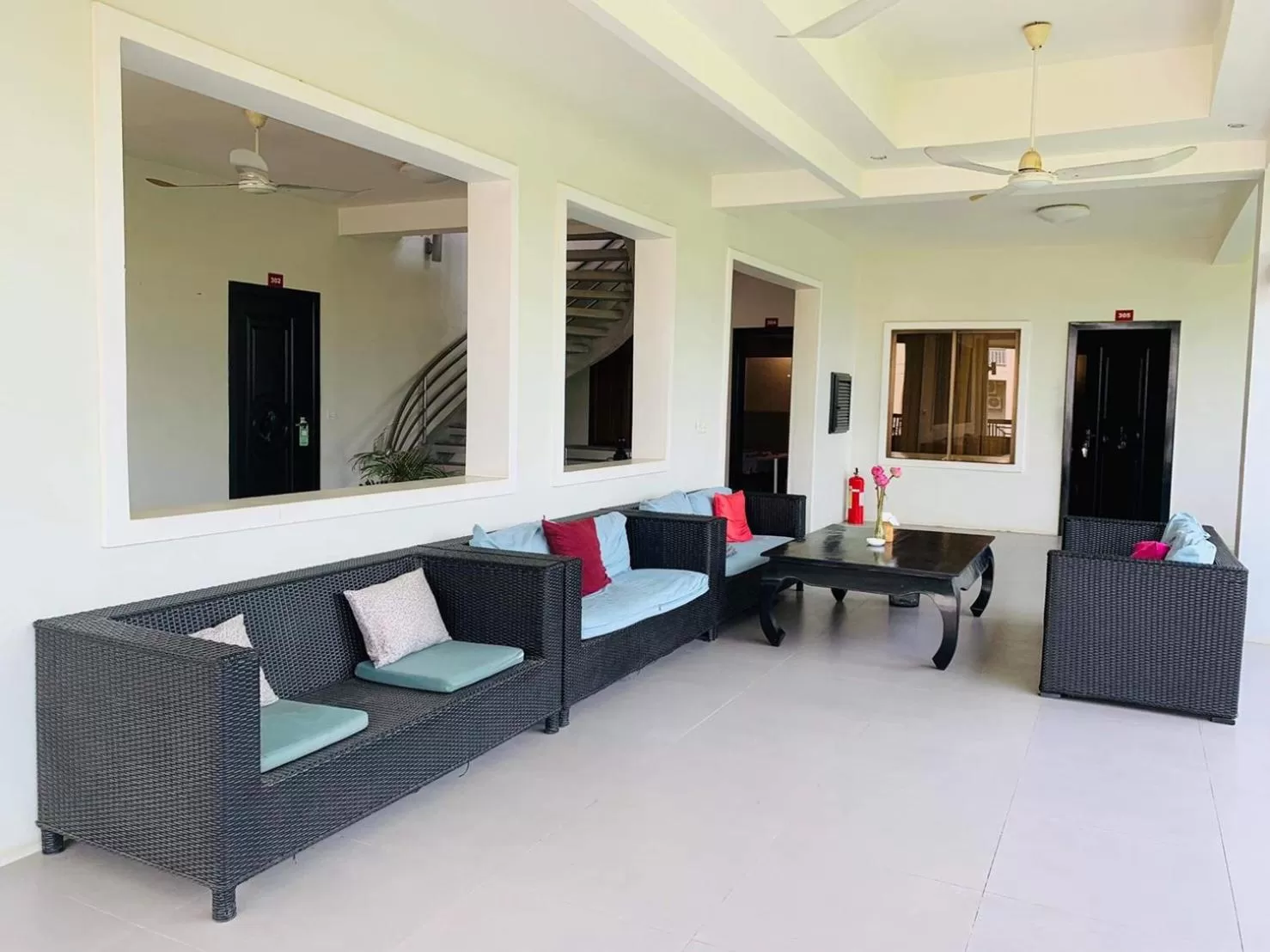 Living room in Bamboo9 Boutique