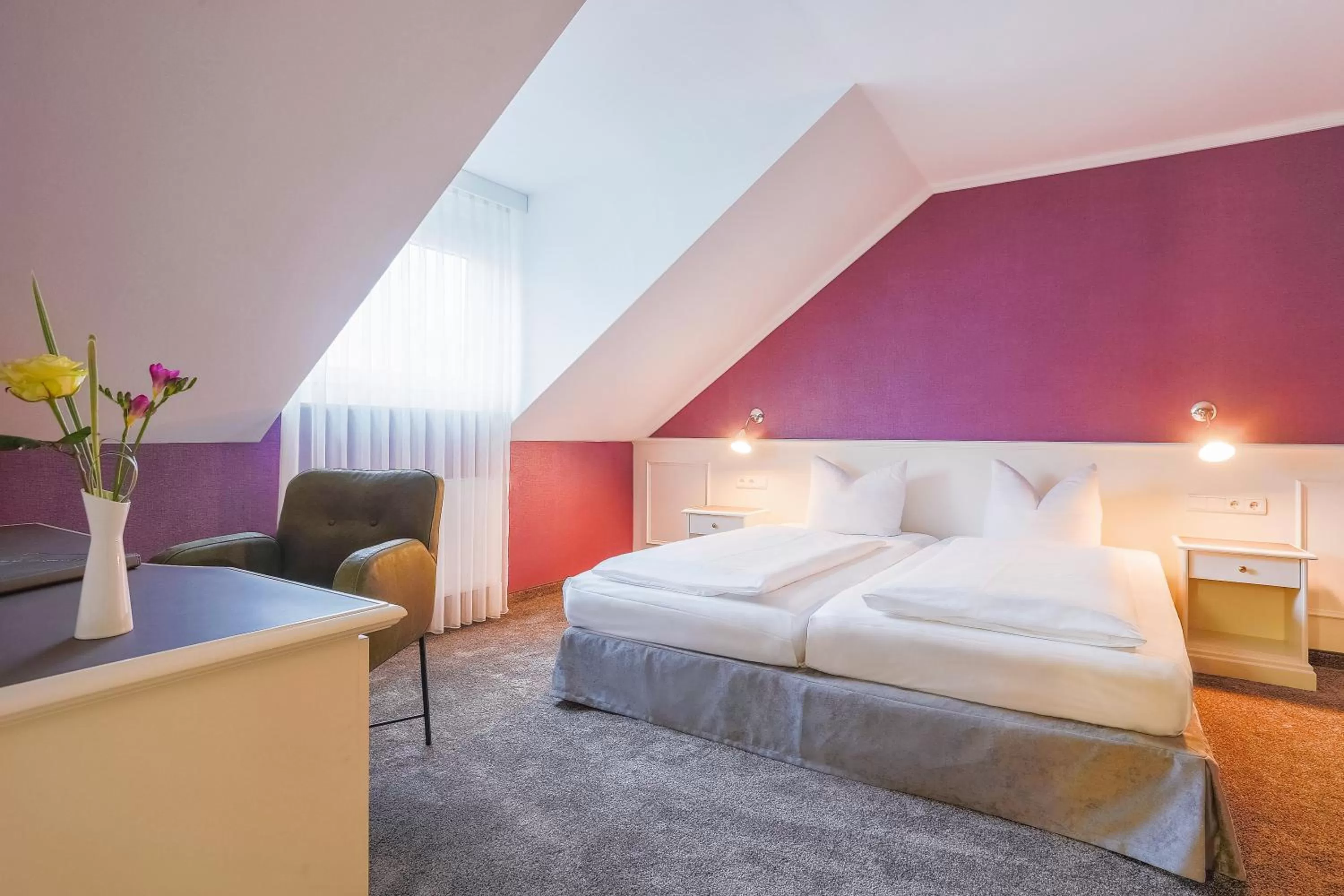 Photo of the whole room, Bed in Hotel - Restaurant Erich Rödiger