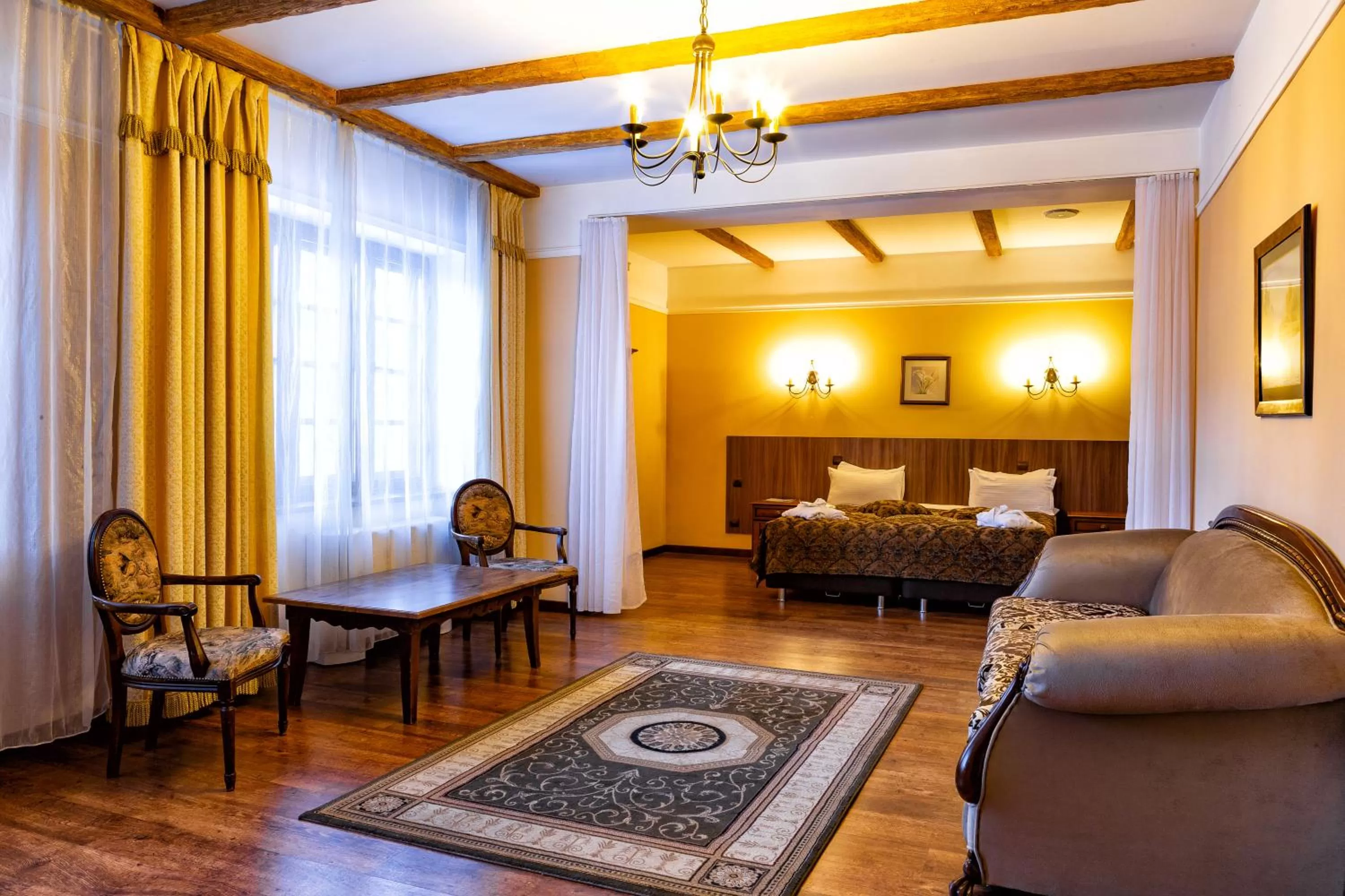 Seating area in Park Hotel Kokshetau