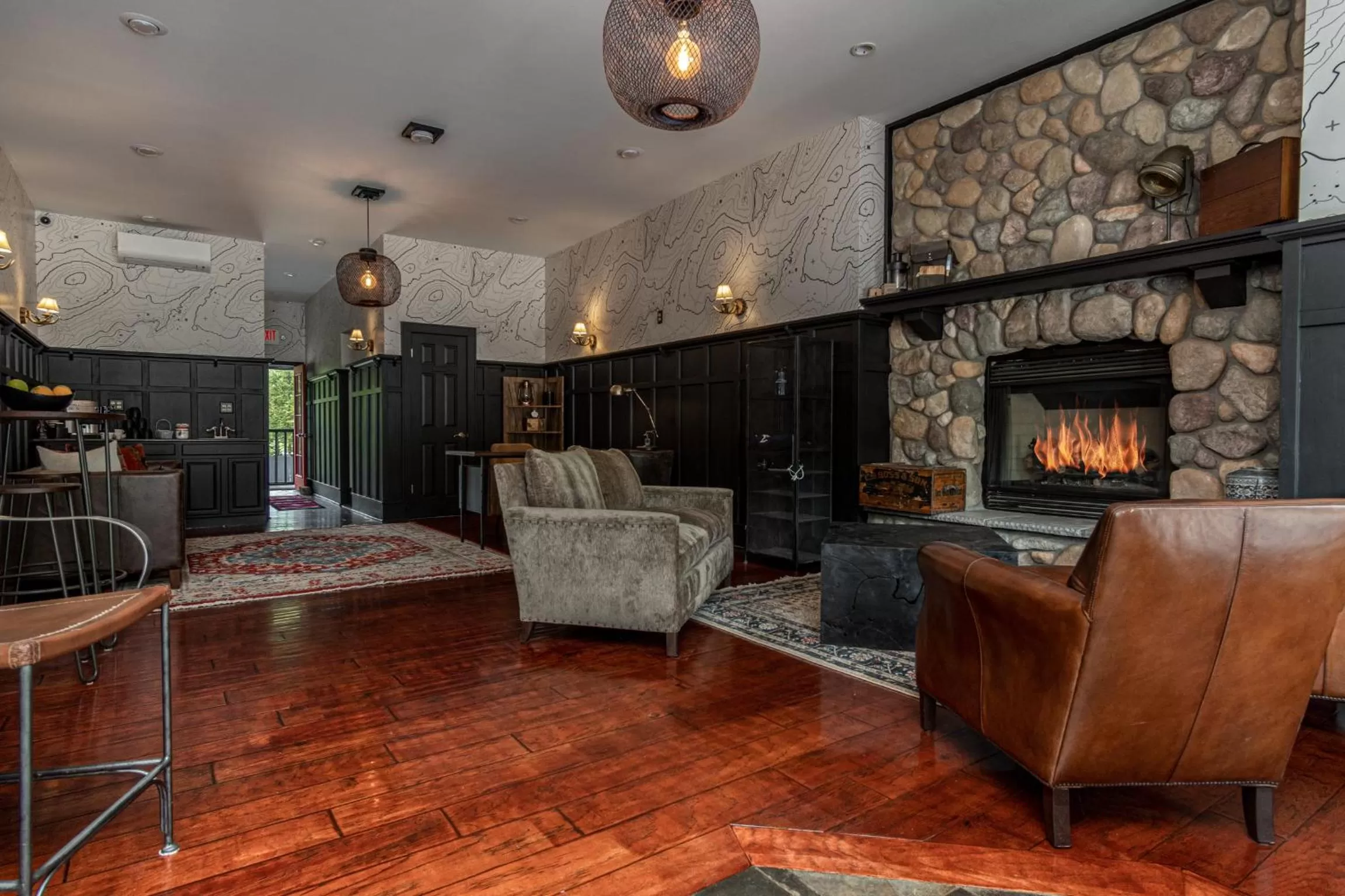 Lobby or reception in The Alpine Lodge