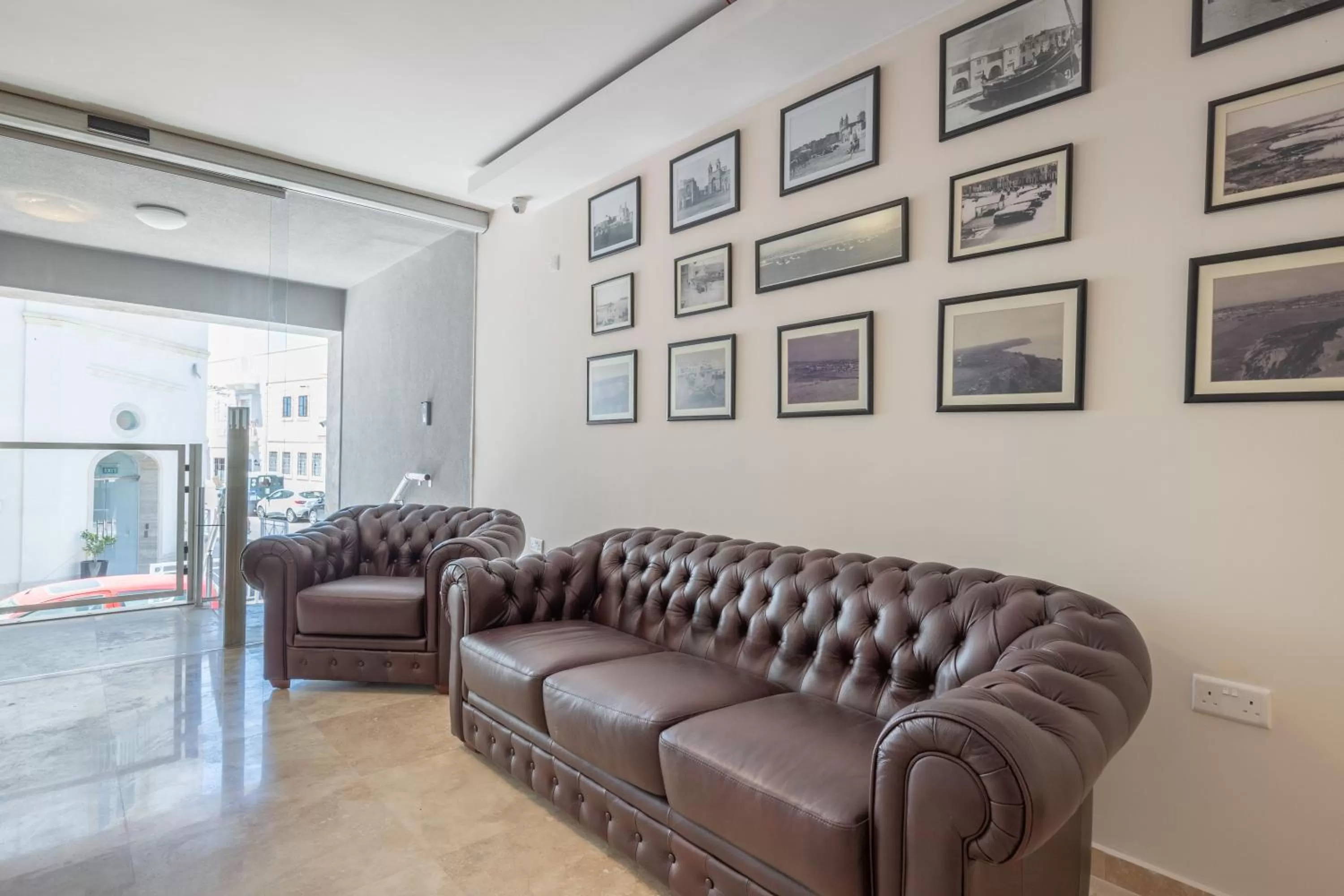 Lobby or reception in Dun Gorg Guest House