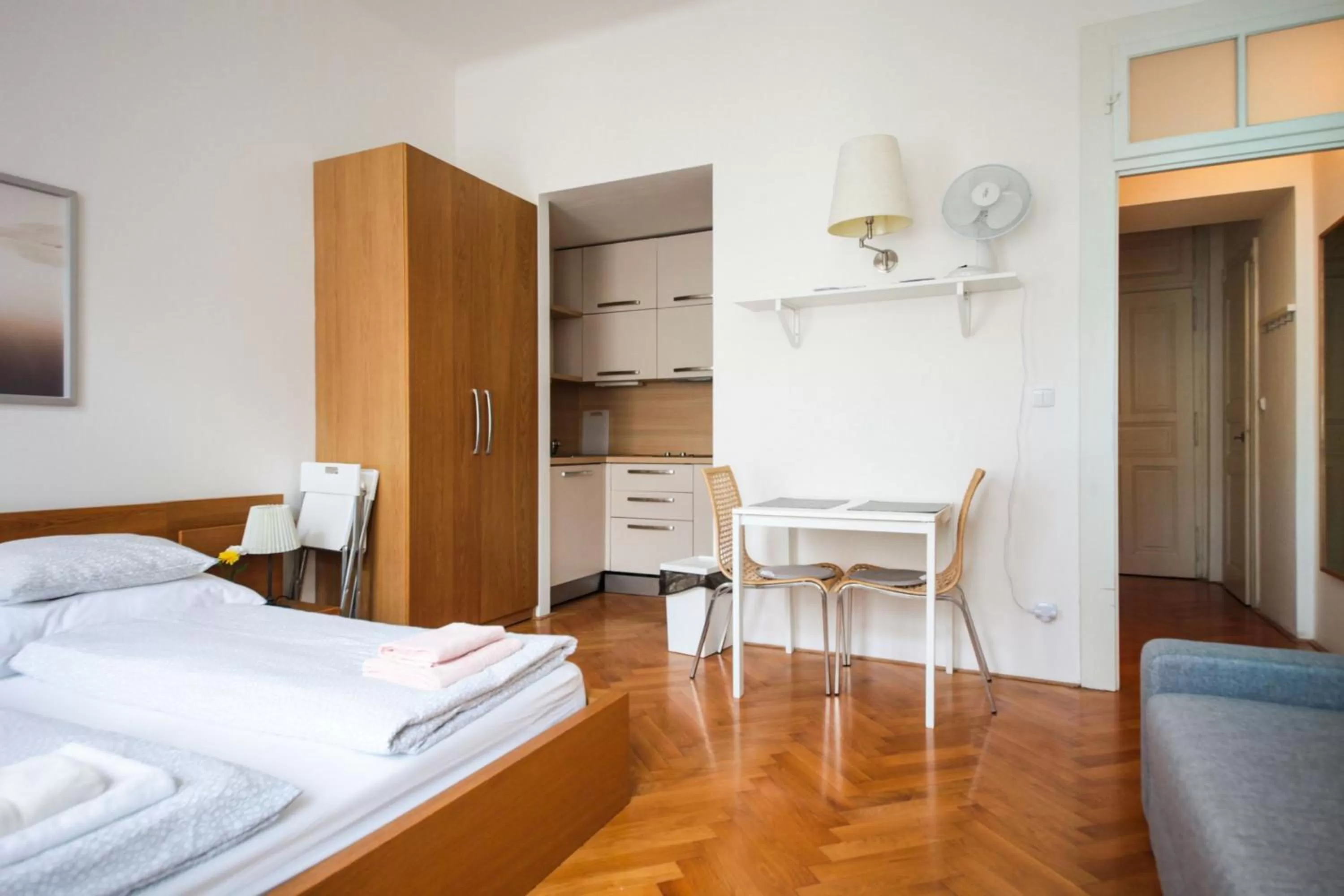 Bed in City Castle Aparthotel