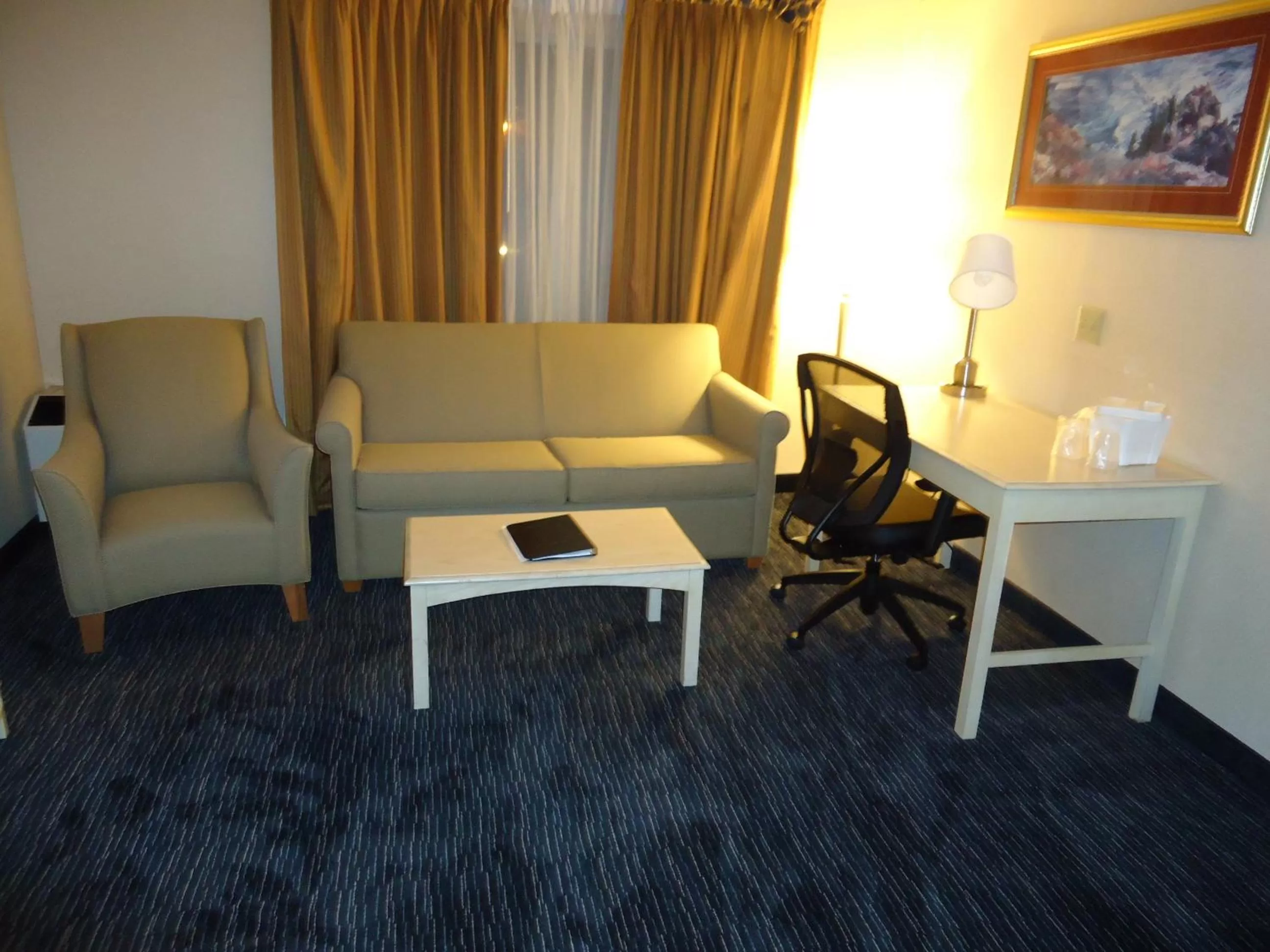 Living room in Ramada by Wyndham Trenton