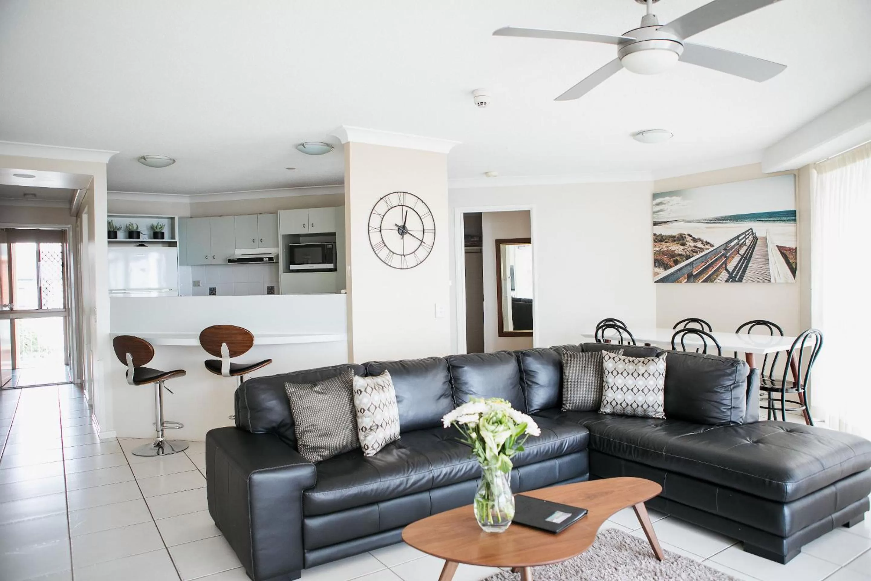 Living room in Osprey Apartments