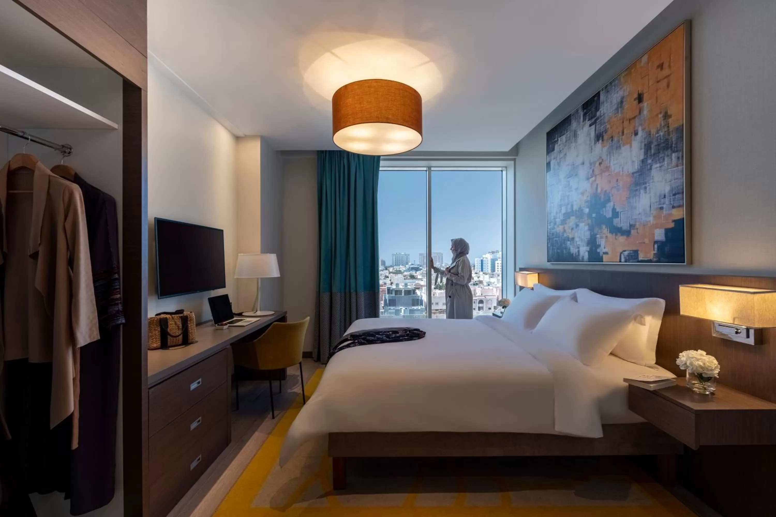 Bedroom, Bed in Adagio Aparthotel Jeddah Malik Road