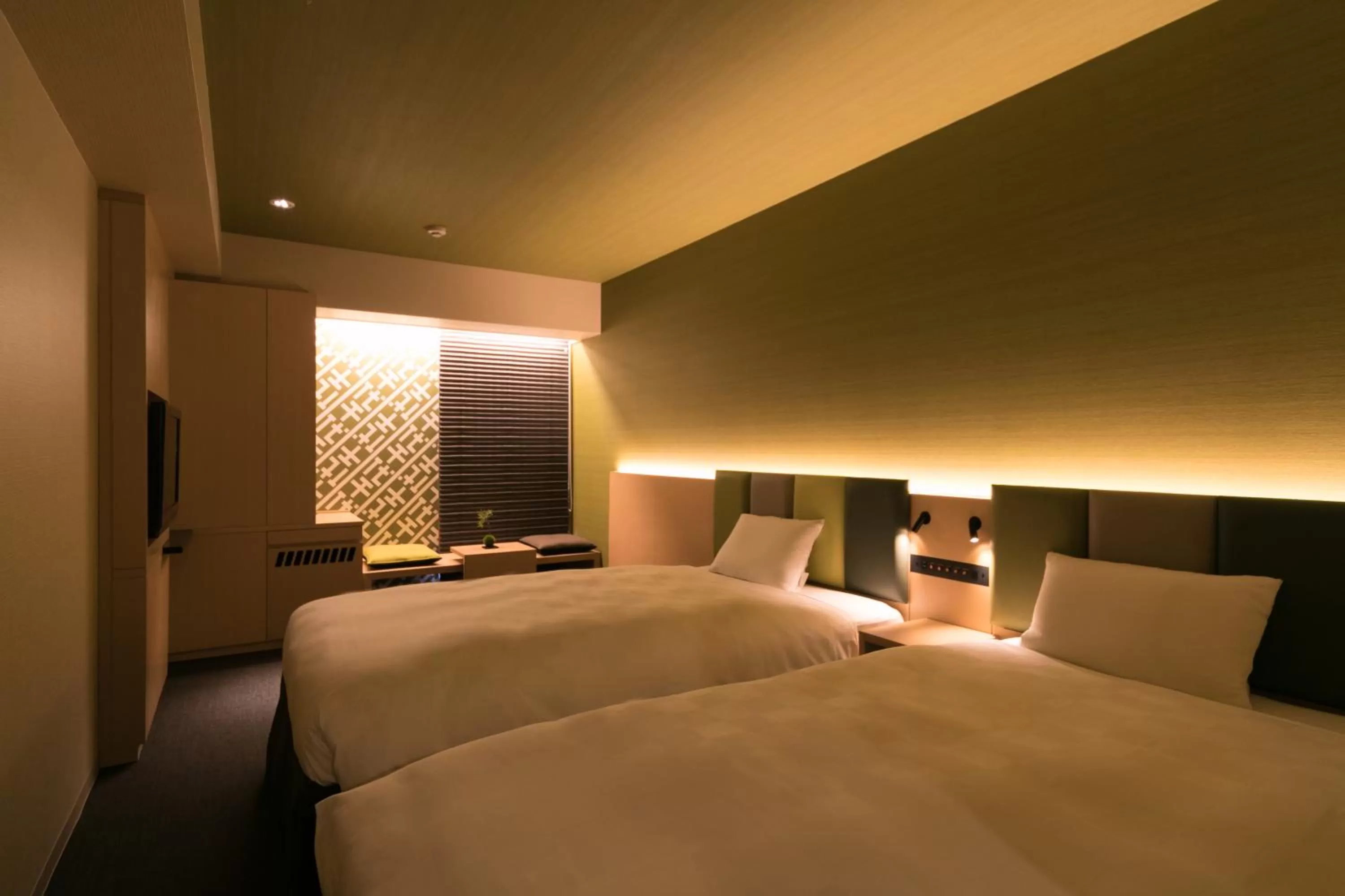 Photo of the whole room, Bed in Hakata Tokyu REI Hotel