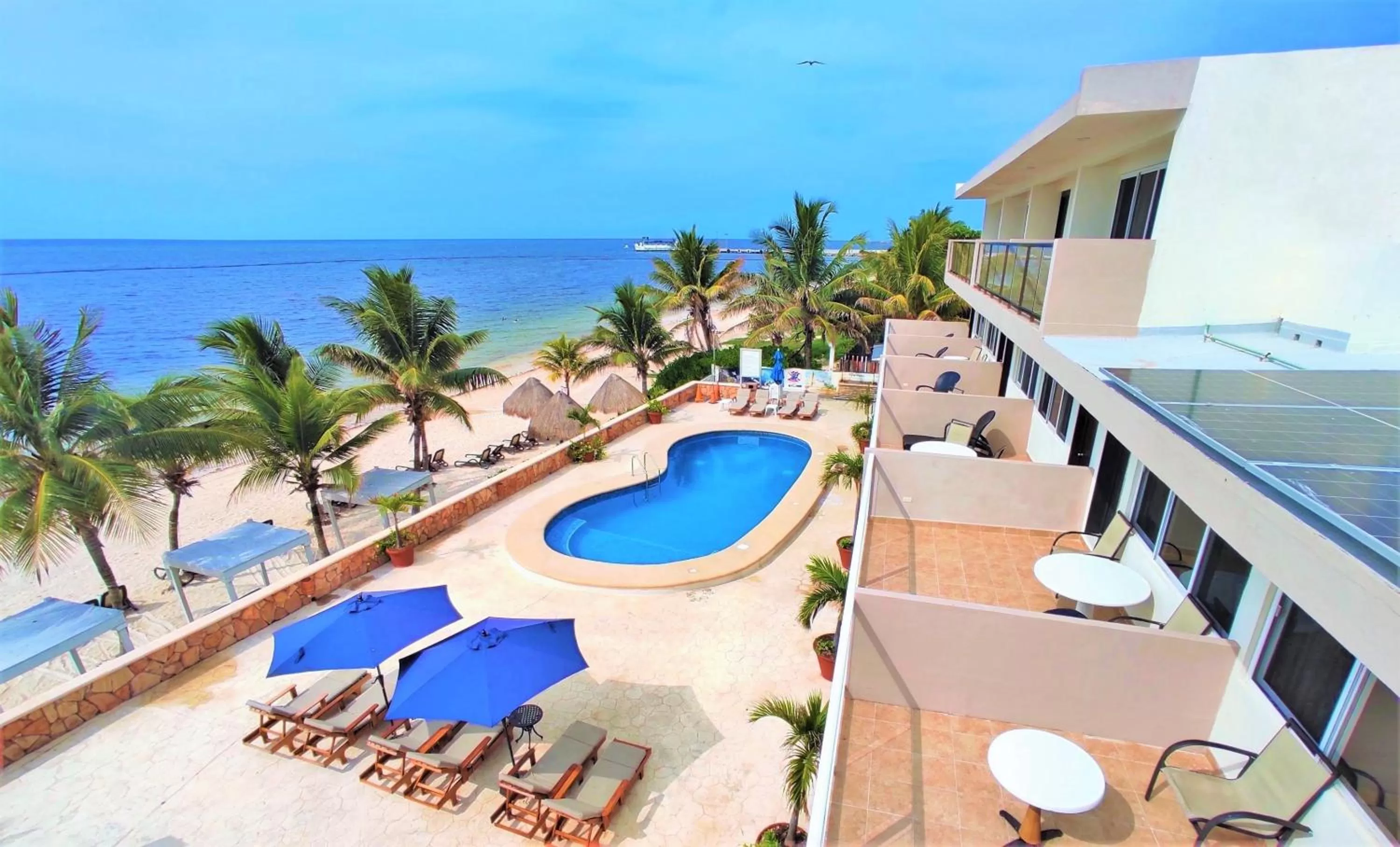 Property building in Hacienda Morelos Beachfront Hotel