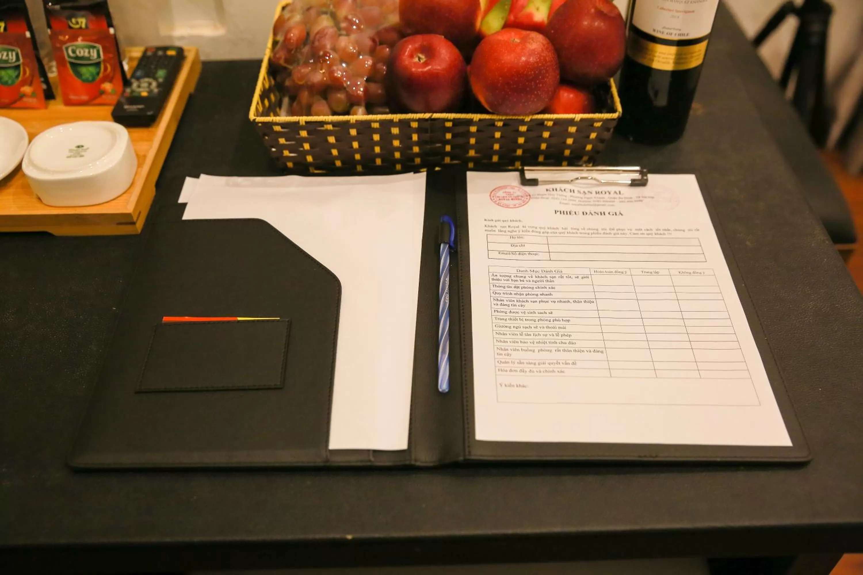 Logo/Certificate/Sign in Royal Hotel