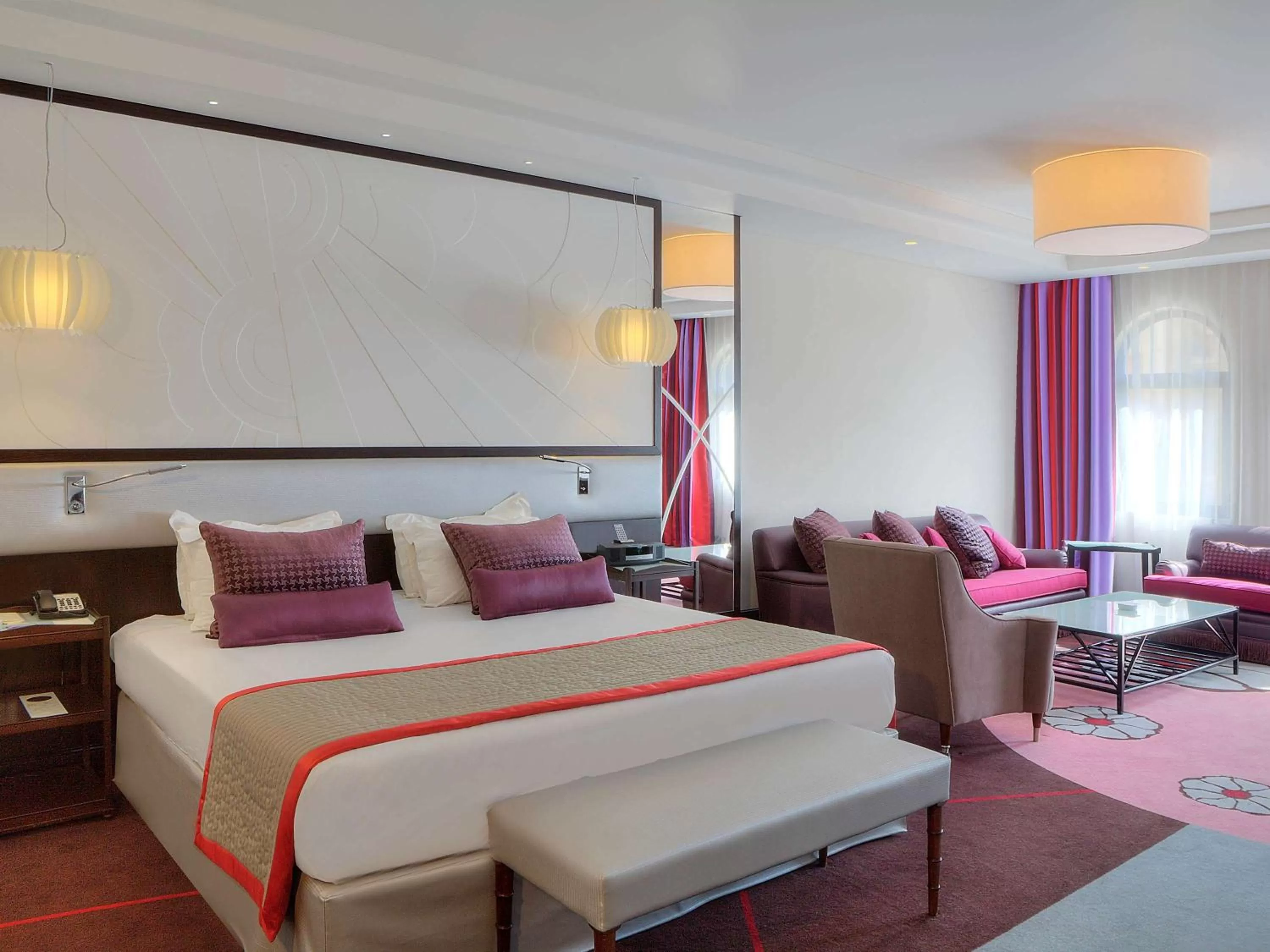 Photo of the whole room, Bed in Sofitel Beirut Le Gabriel