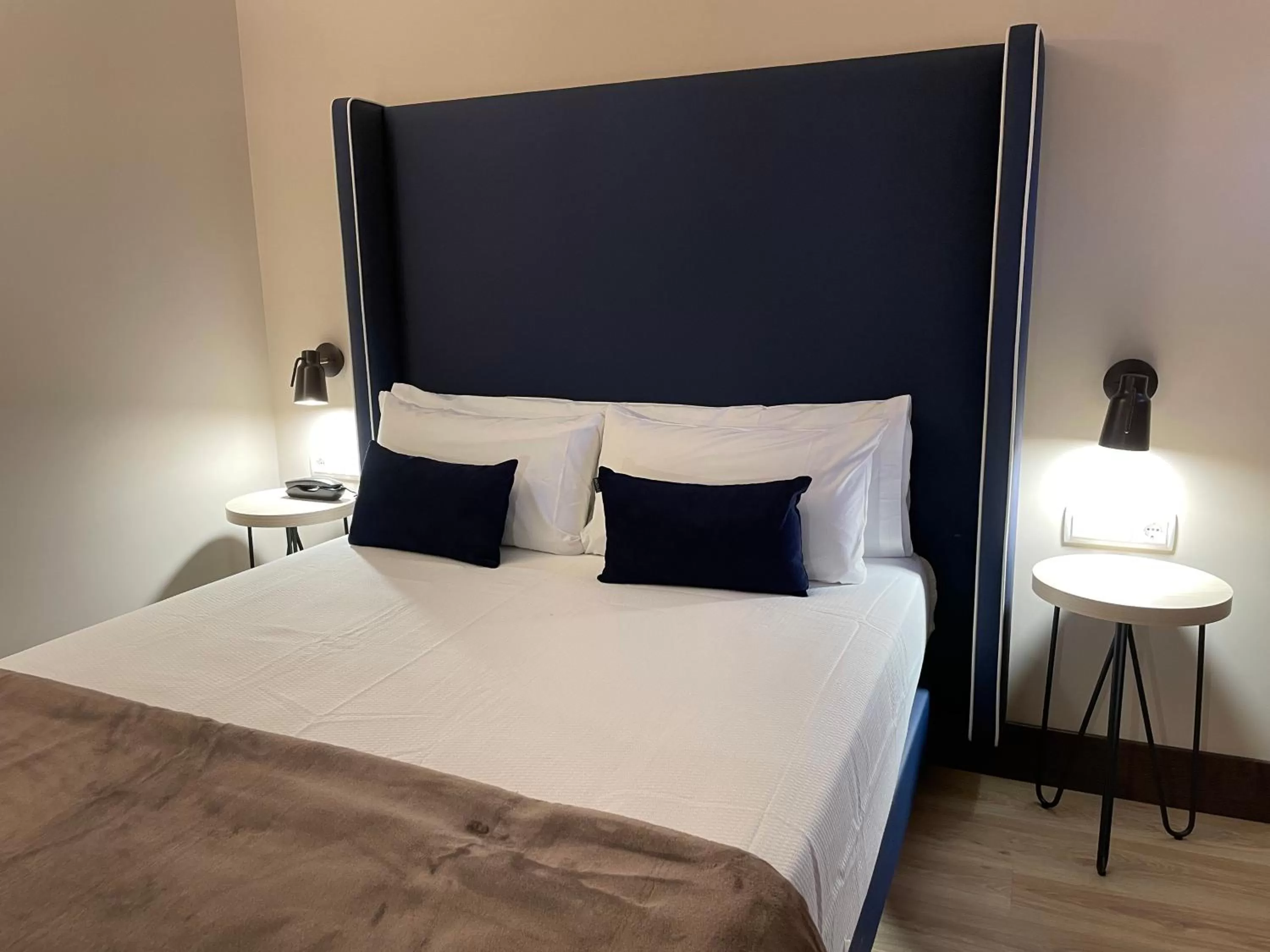 Bed in Hotel Maria Cristina