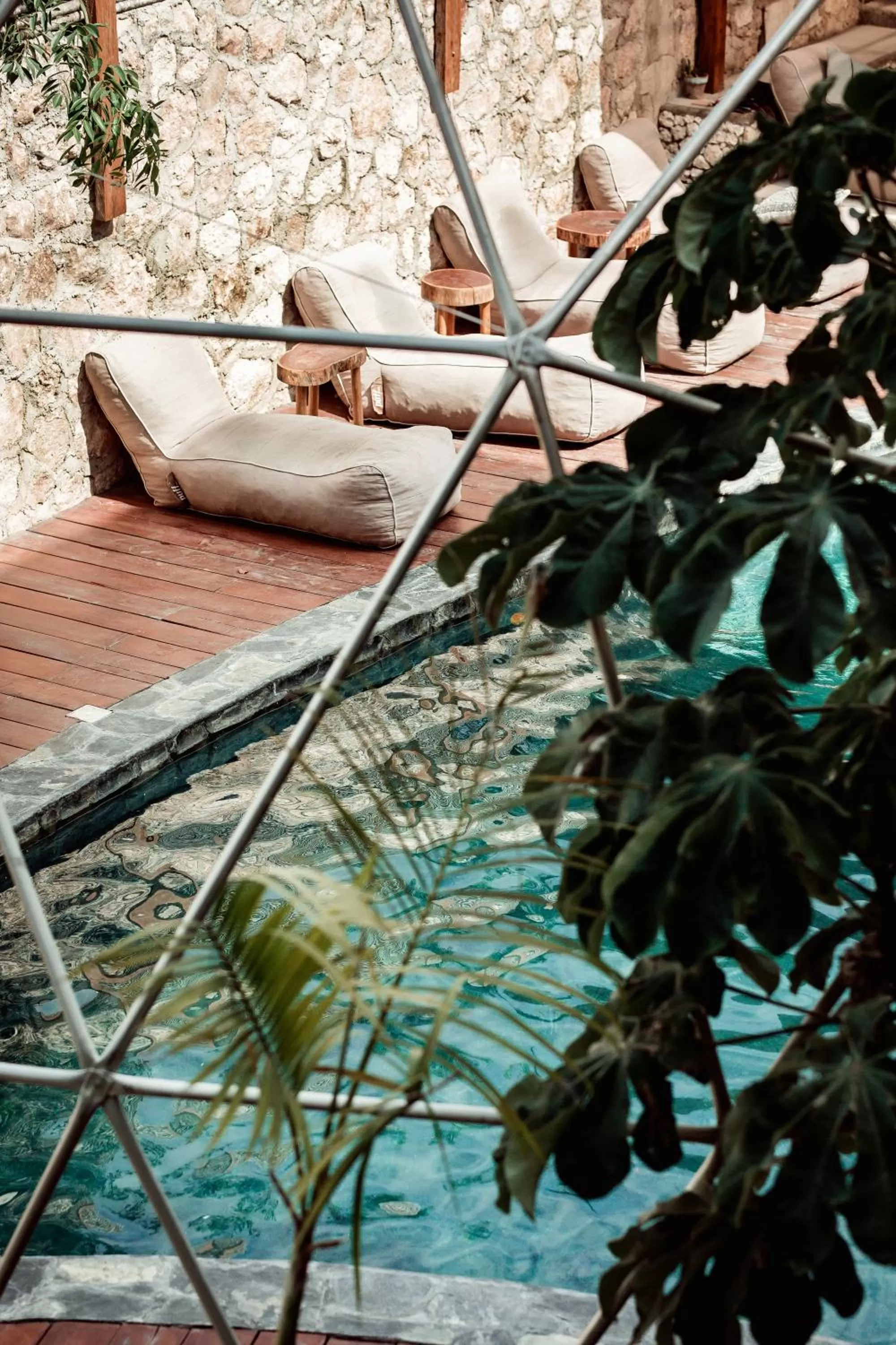 Swimming pool in Botånica Tulum