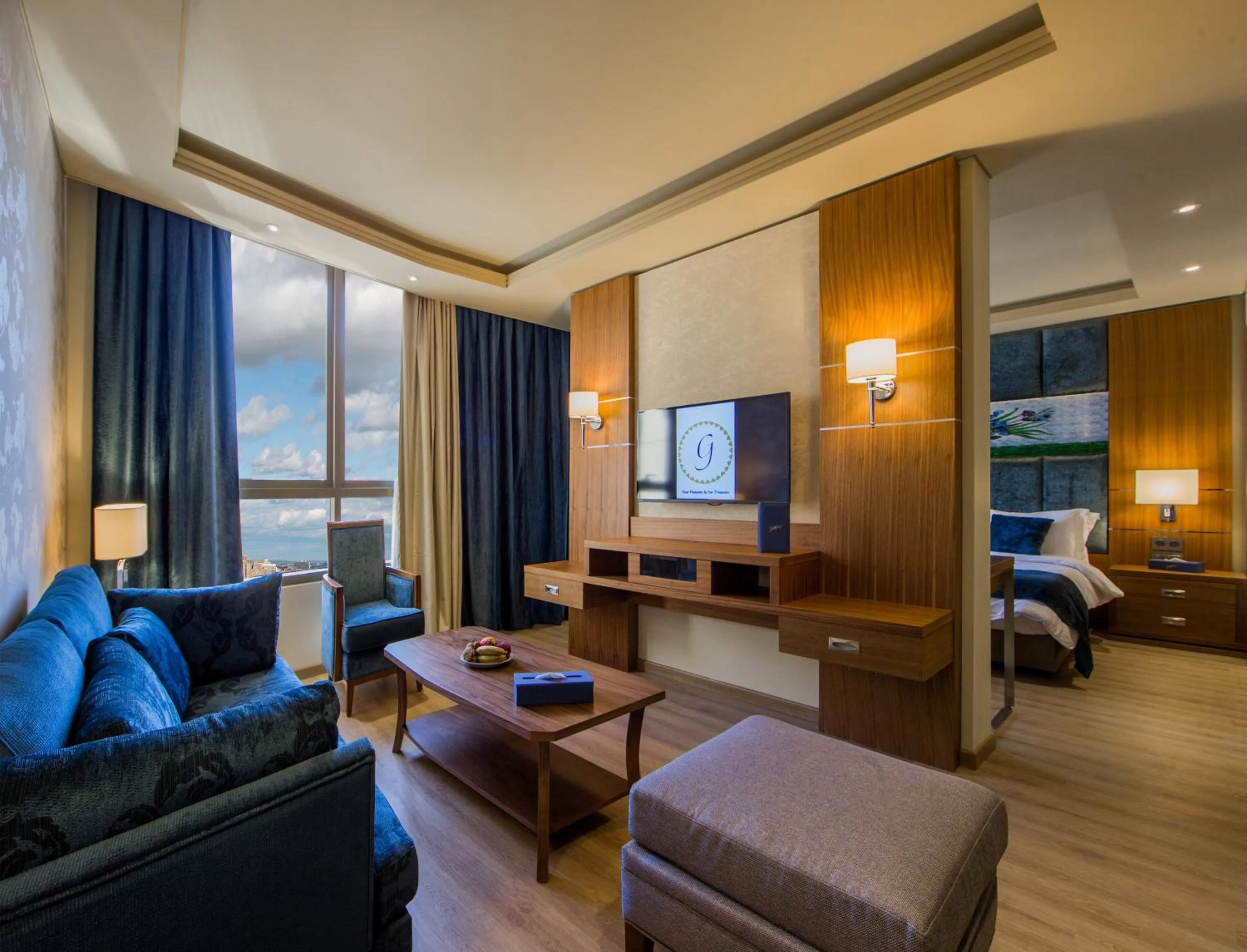 Decorative detail, Bed in Gems Hotel