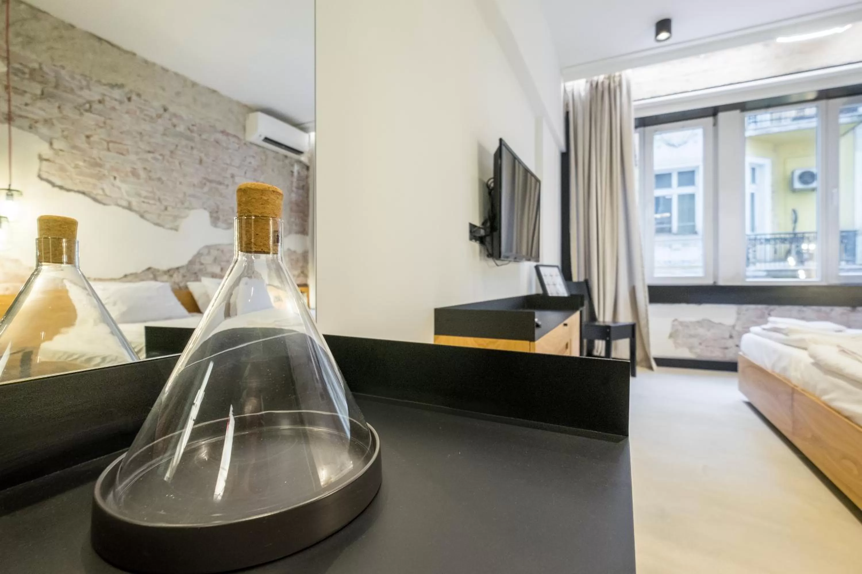 Bed in R34 Boutique Hotel