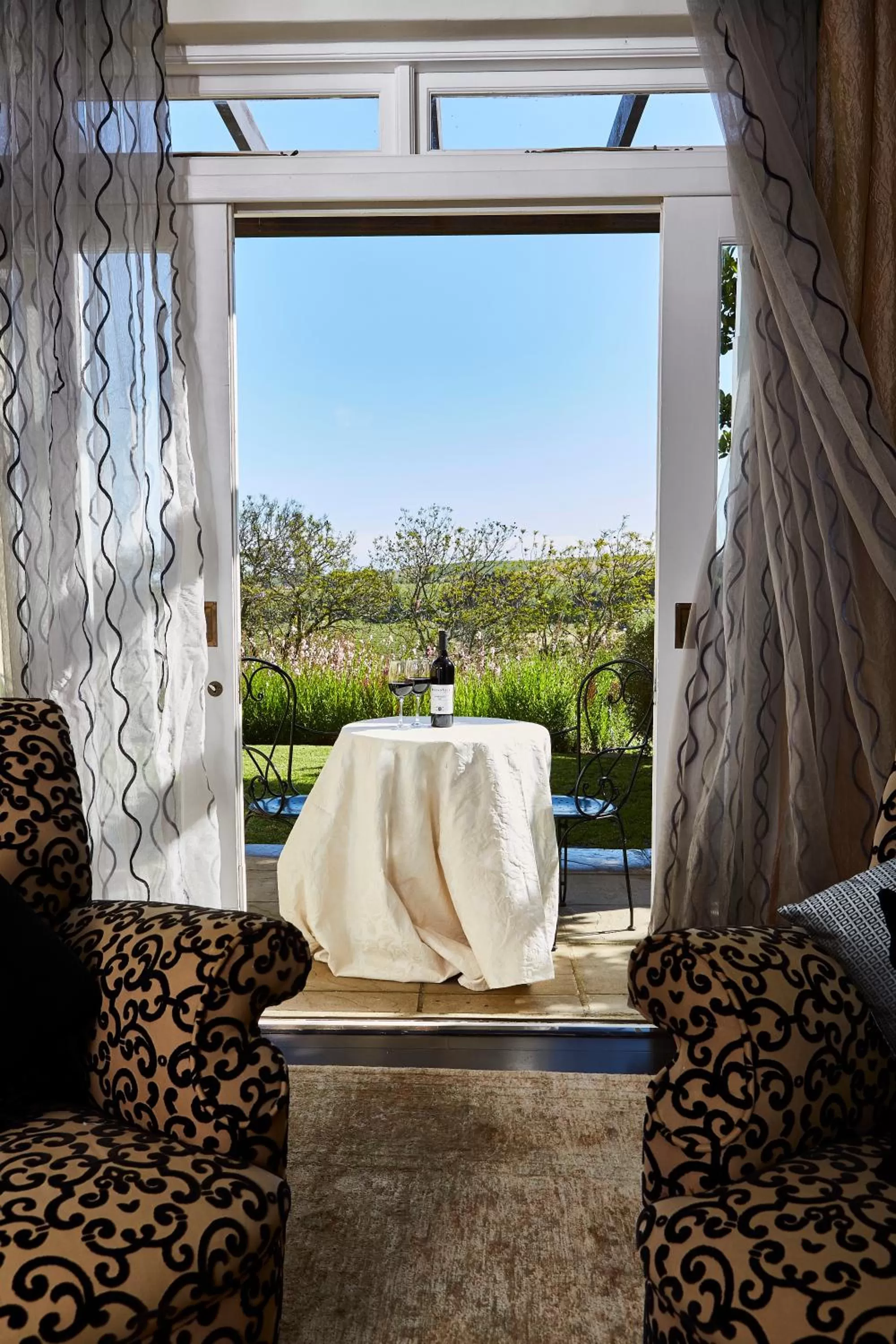 Garden in The Devon Valley Hotel