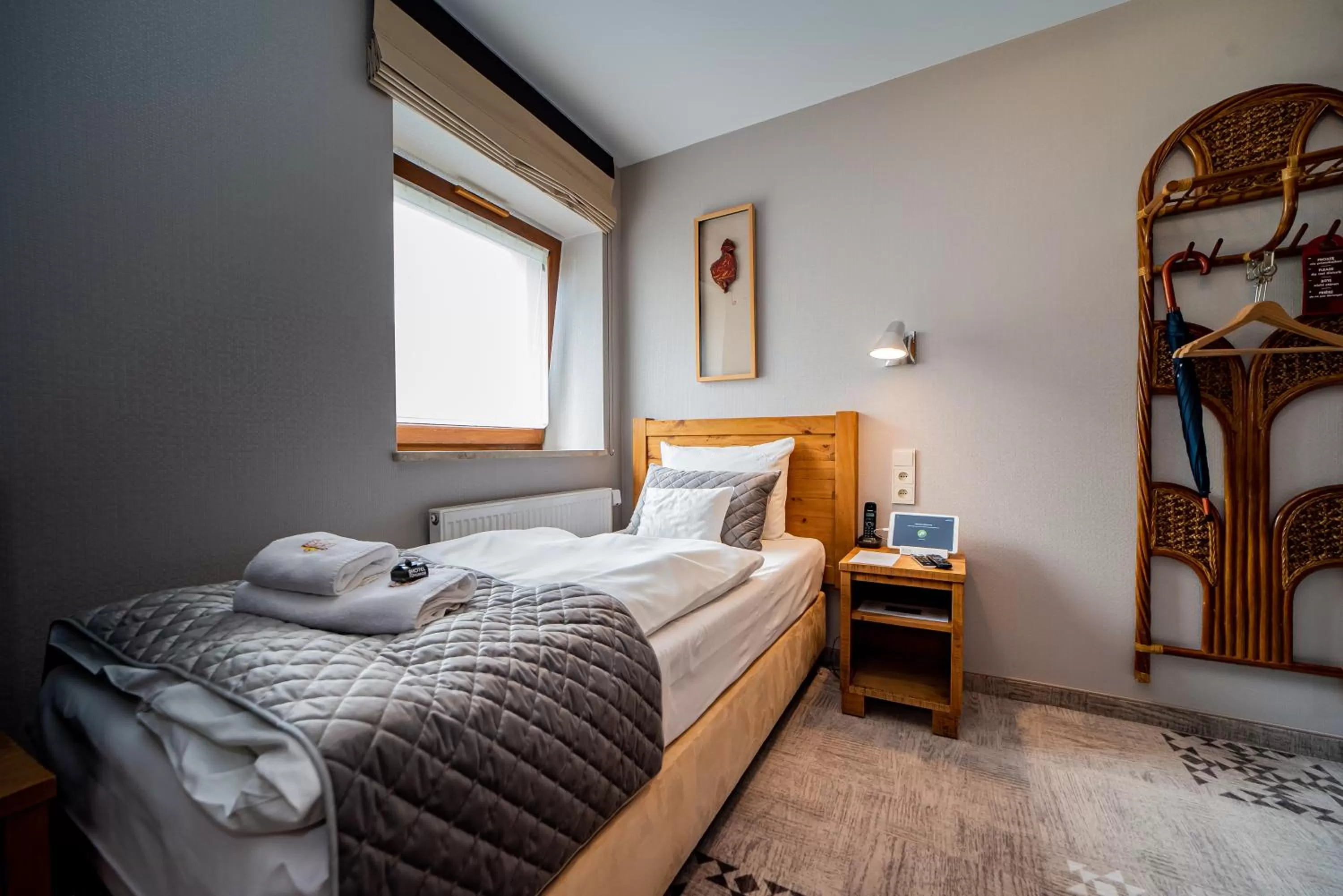 Bed in Hotel Żywiecki Medical SPA & Sport Żywiec