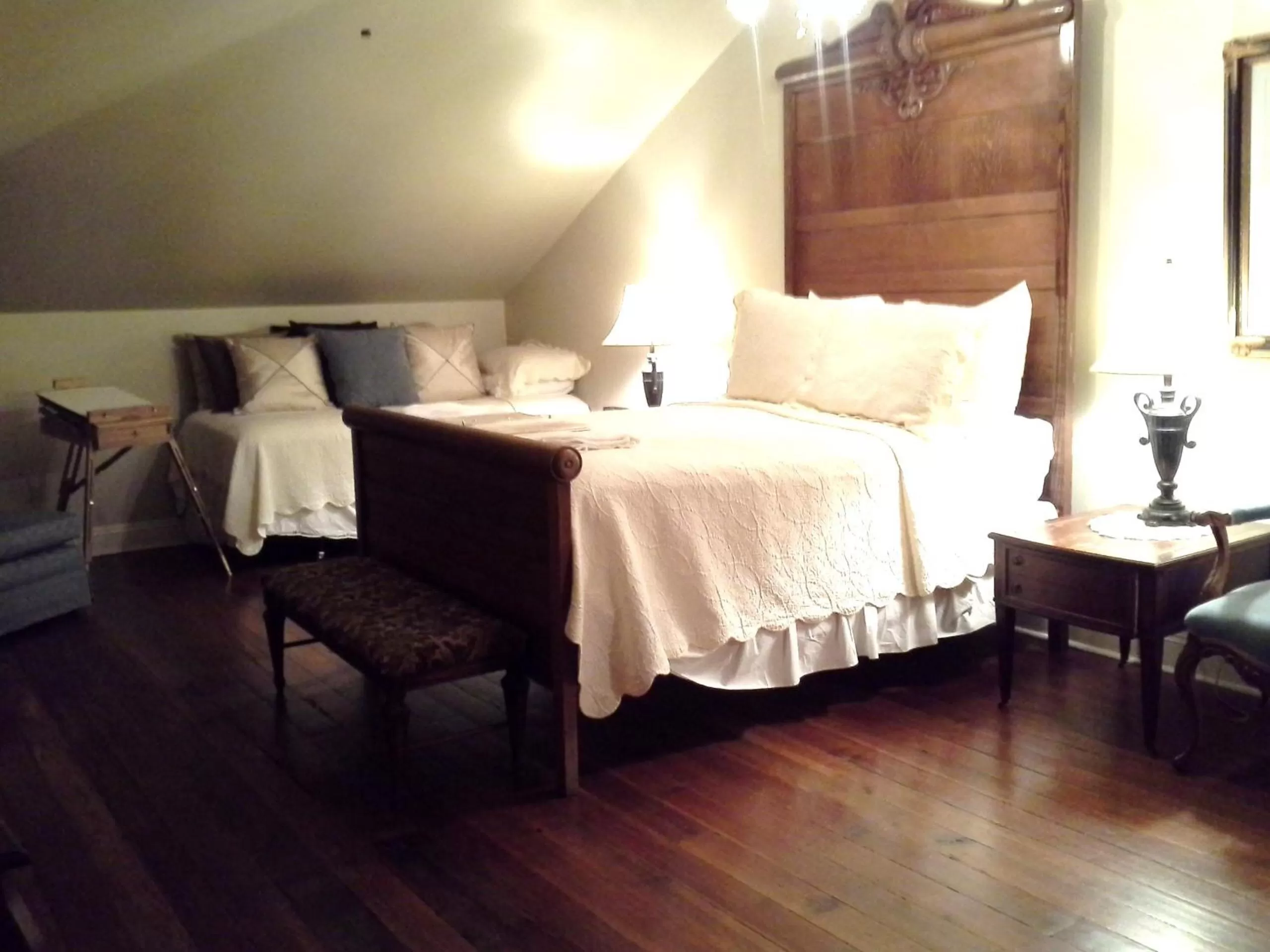 Photo of the whole room, Bed in Edgar Degas House Historic Home and Museum