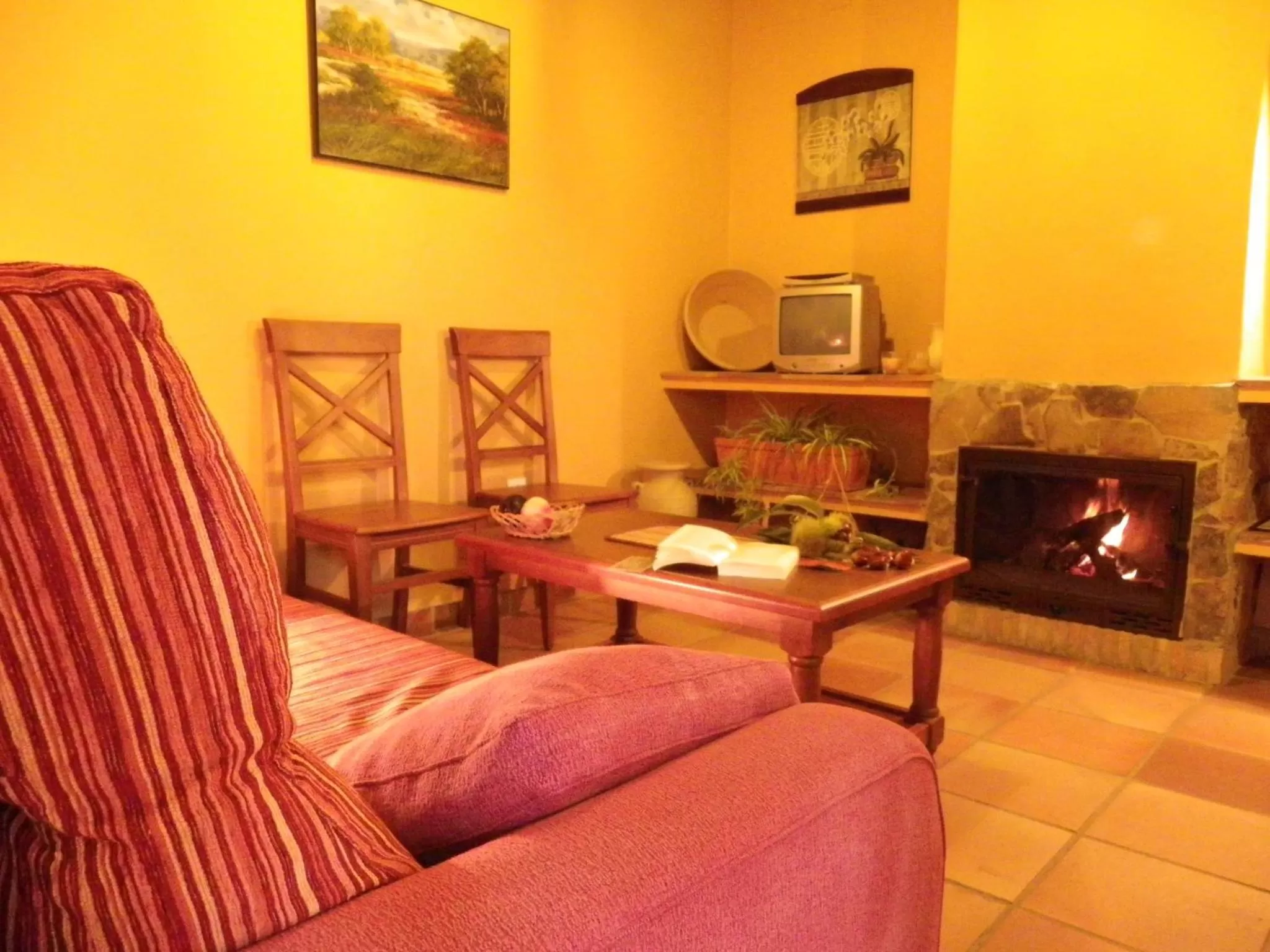 Living room in Hotel Apartamento Rural Finca La Media Legua