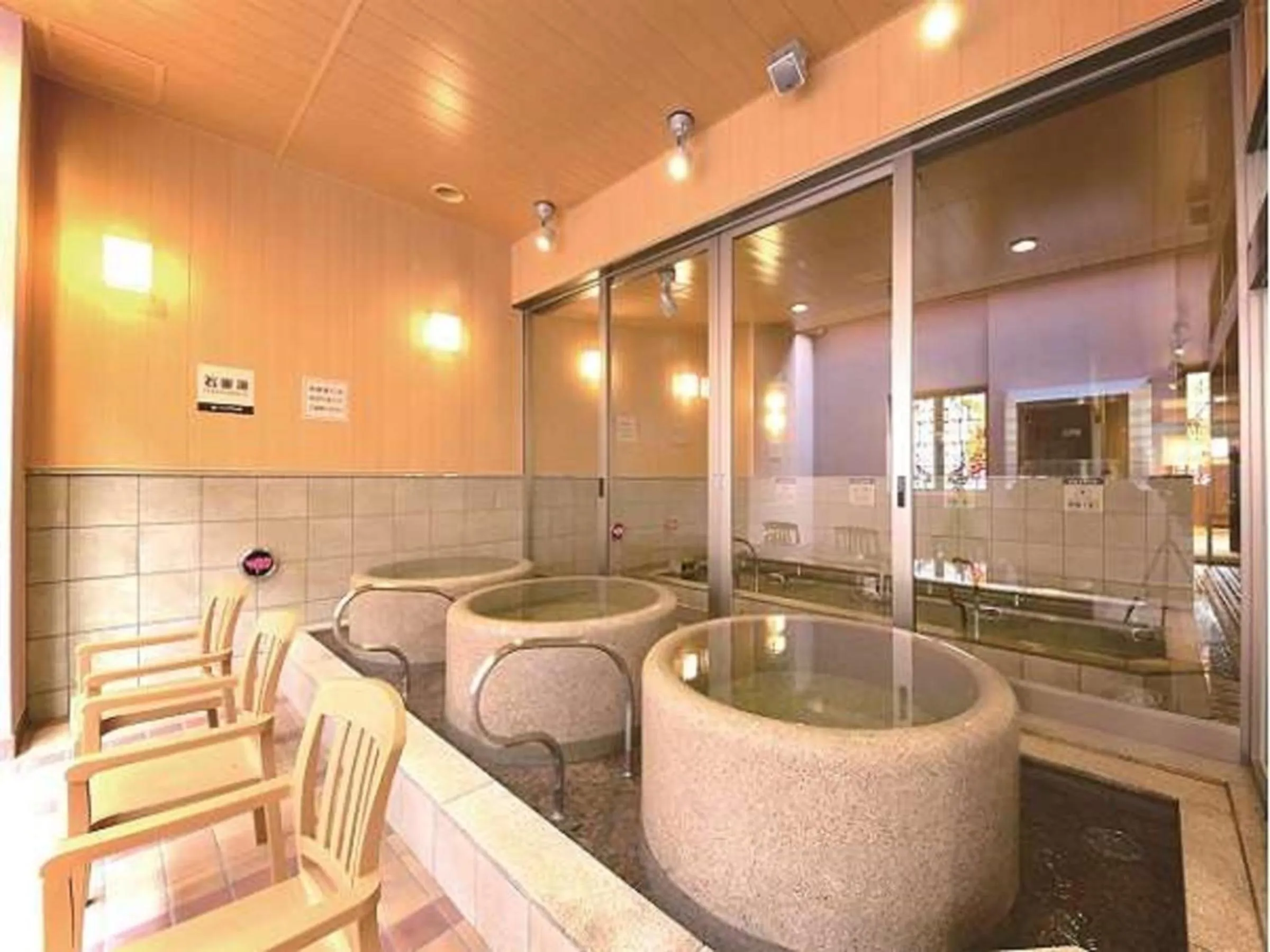 Hot Spring Bath in Hotel WBF Grande Asahikawa