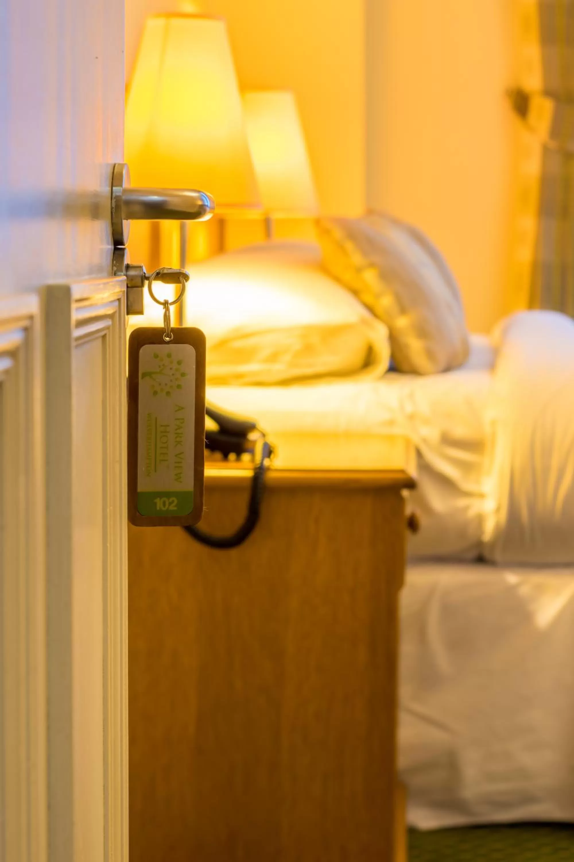 Bed in A Park View Hotel