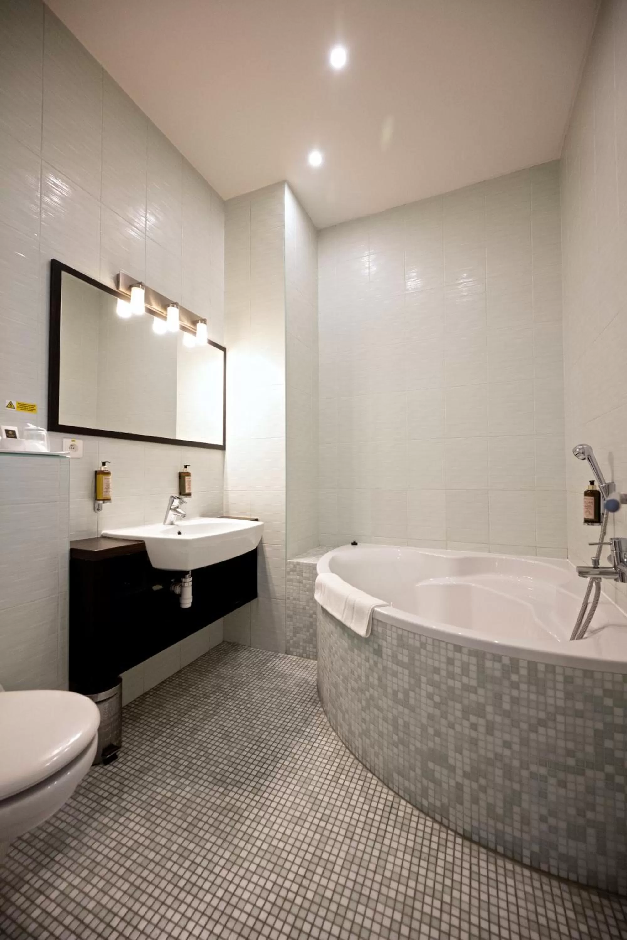 Toilet in Grand Hotel Trenčin