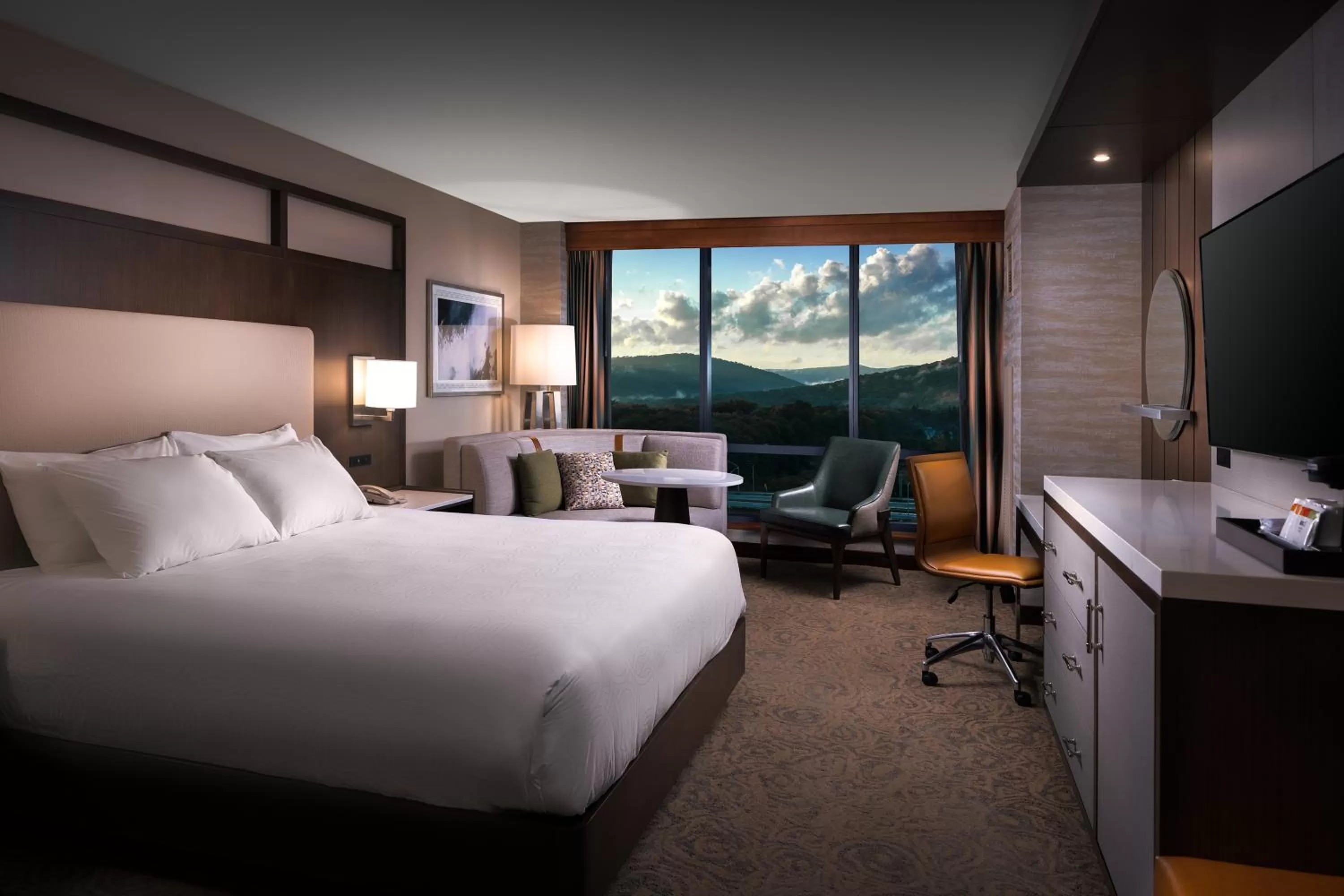 Bed in Seneca Allegany Resort & Casino