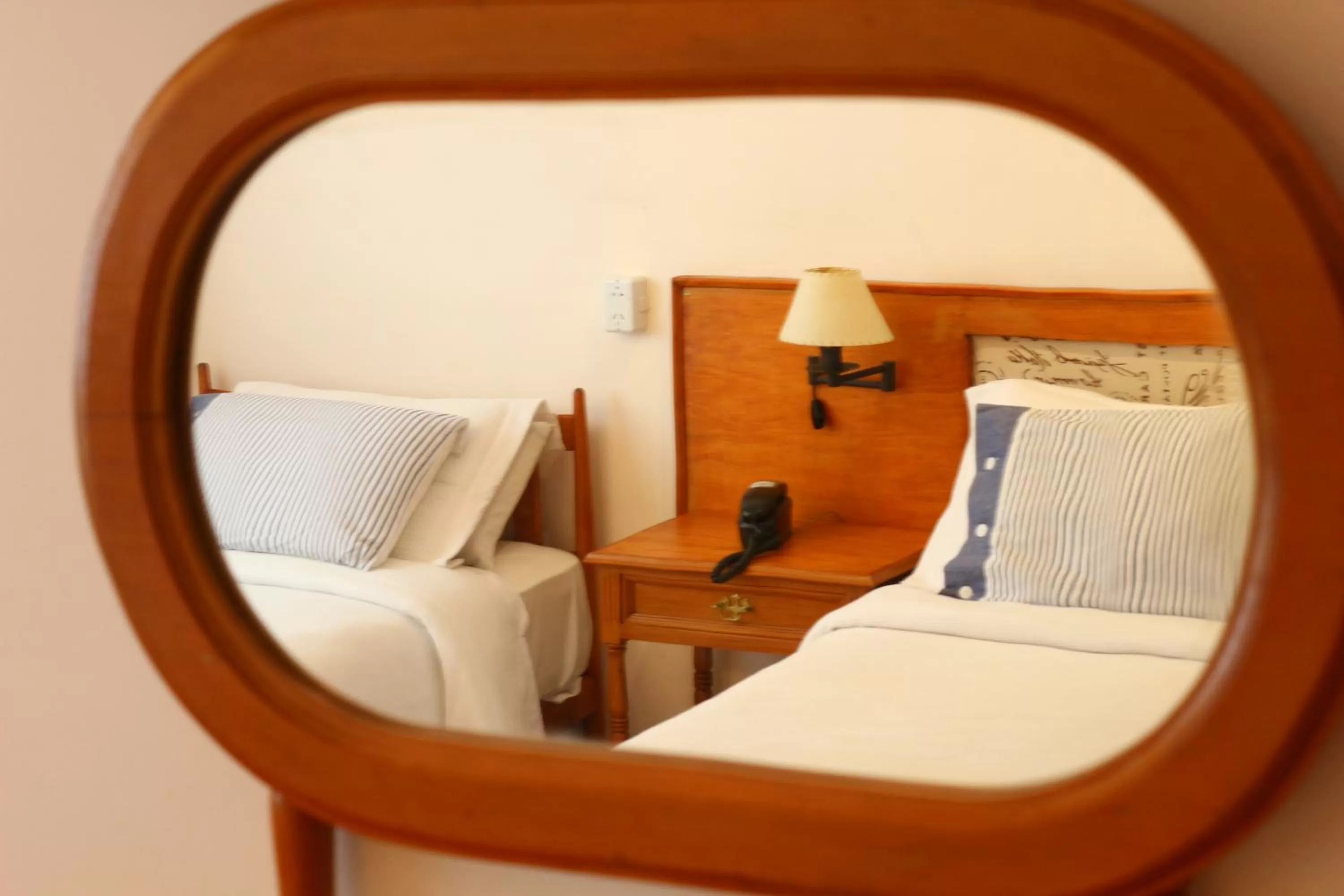 Decorative detail, Bed in Hotel San Martin