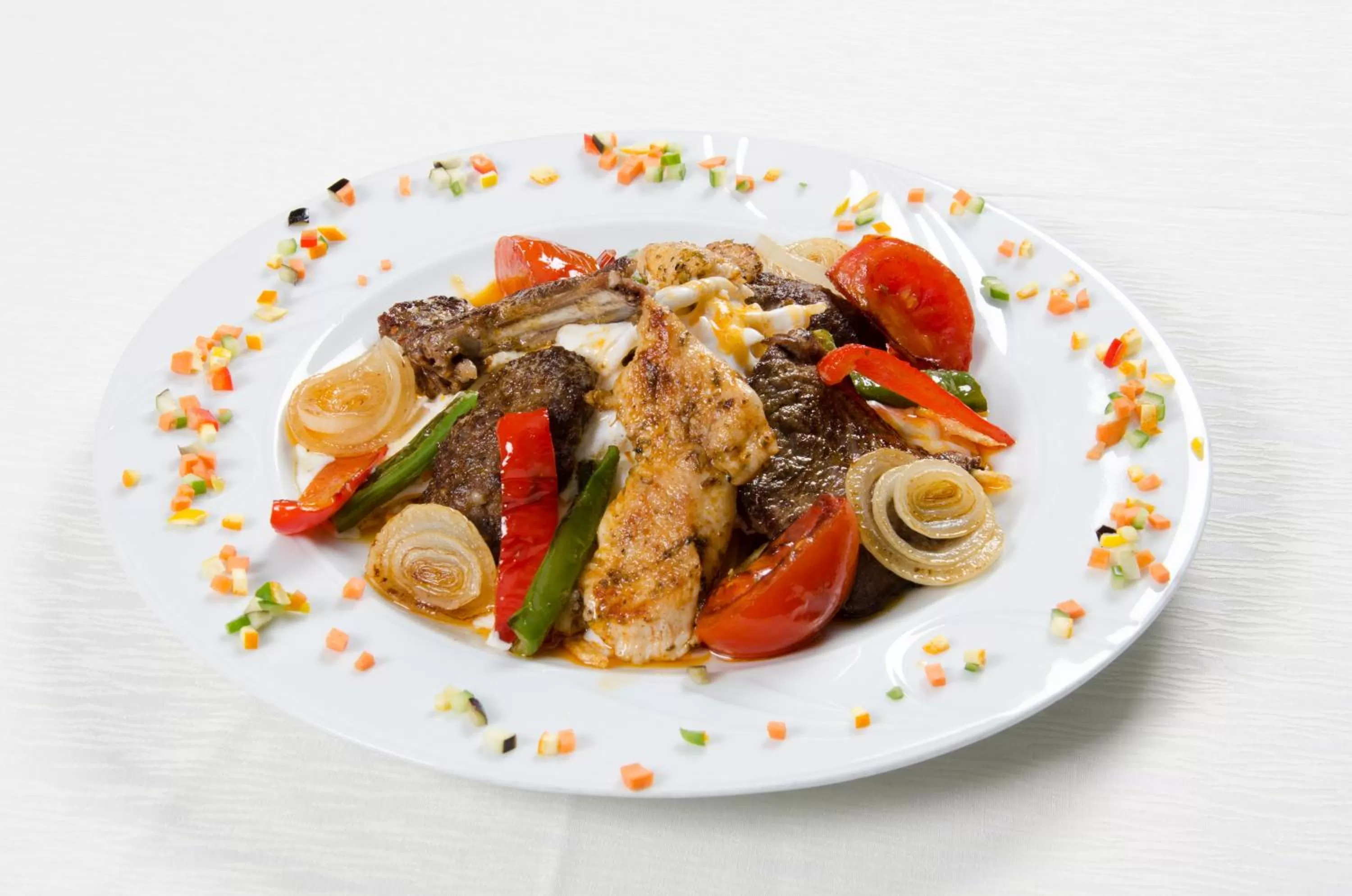 Food close-up in Akar International Hotel