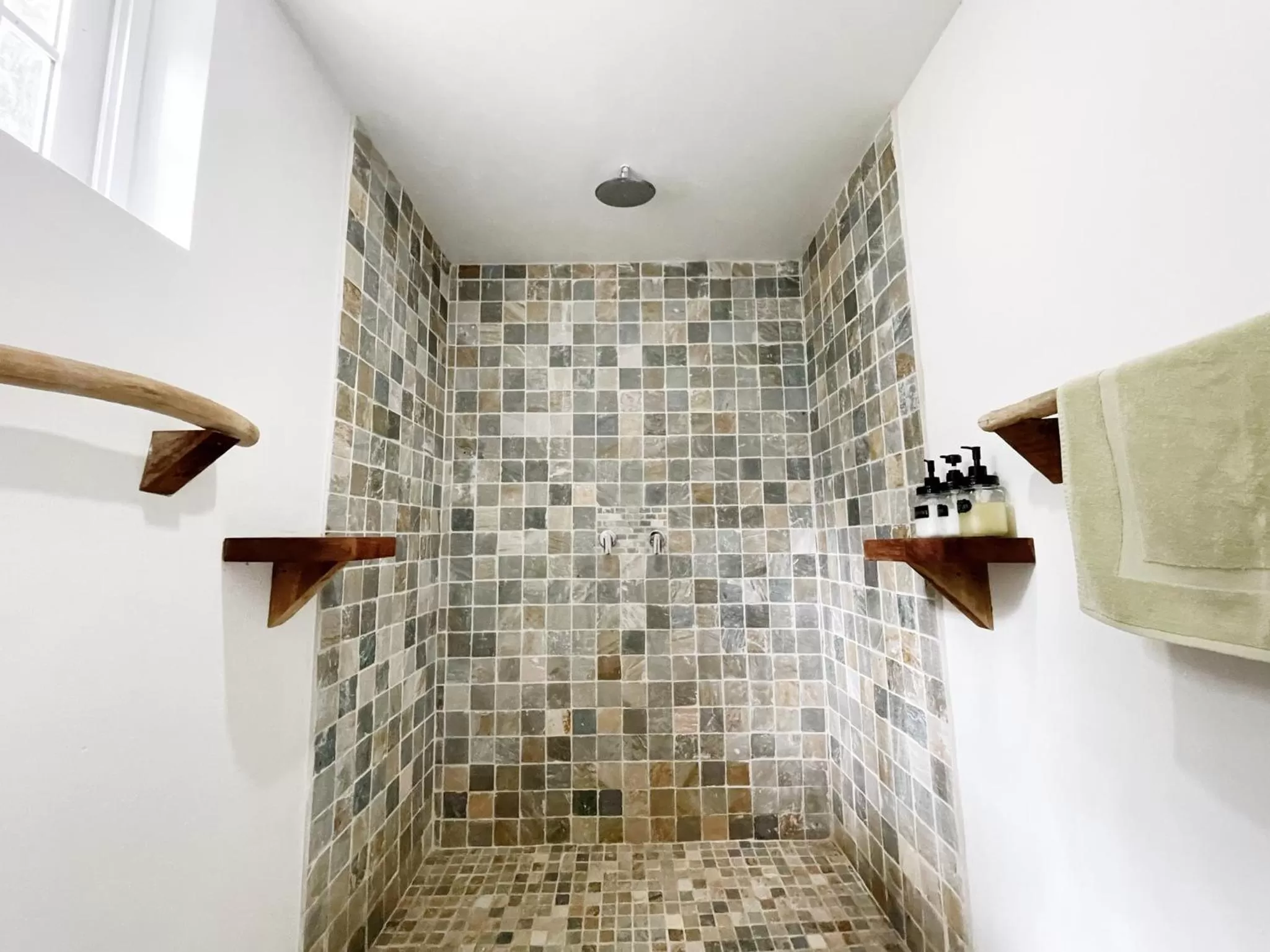 Bathroom in Bird Island Bungalows