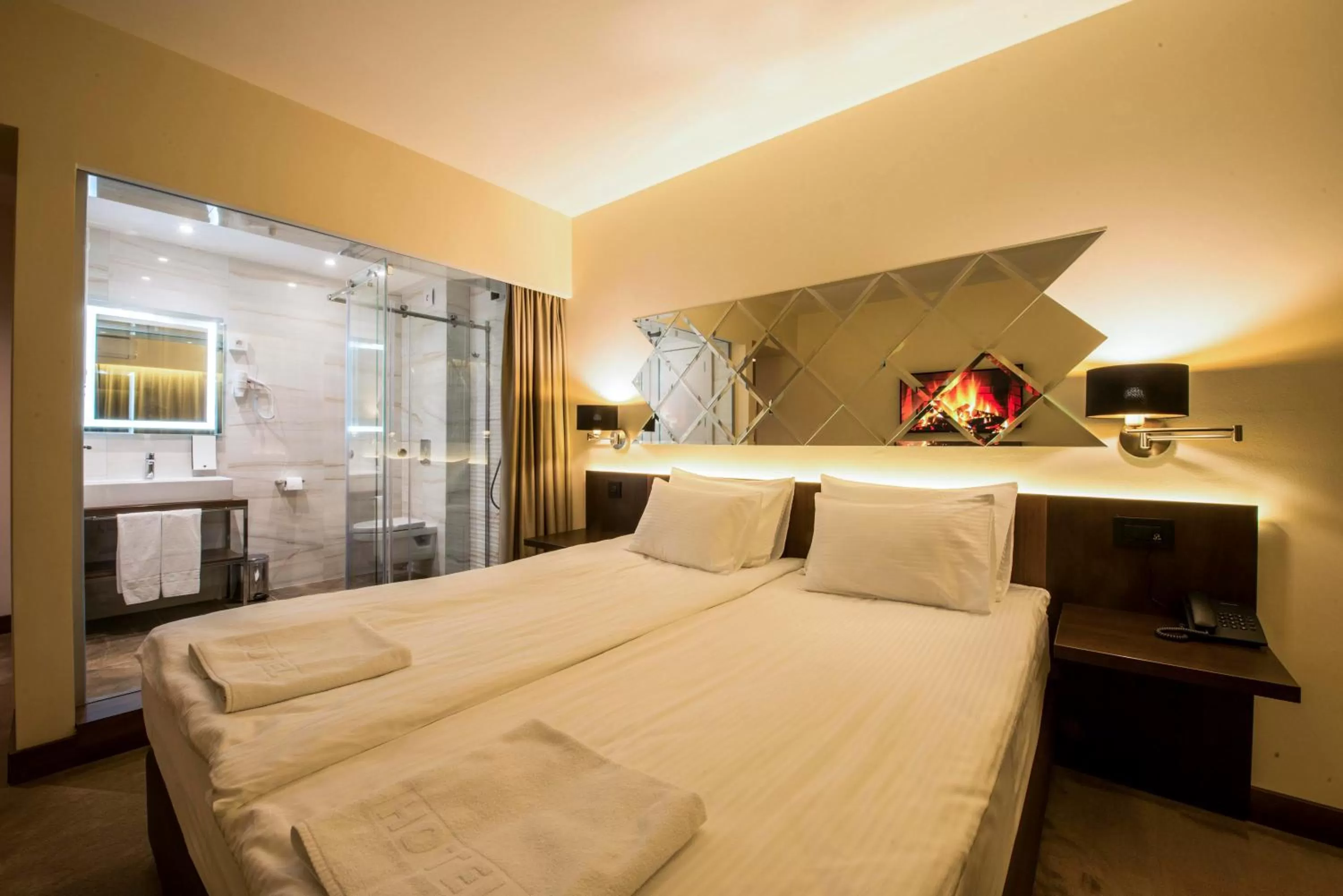 Bed in Hotel Spa Grad