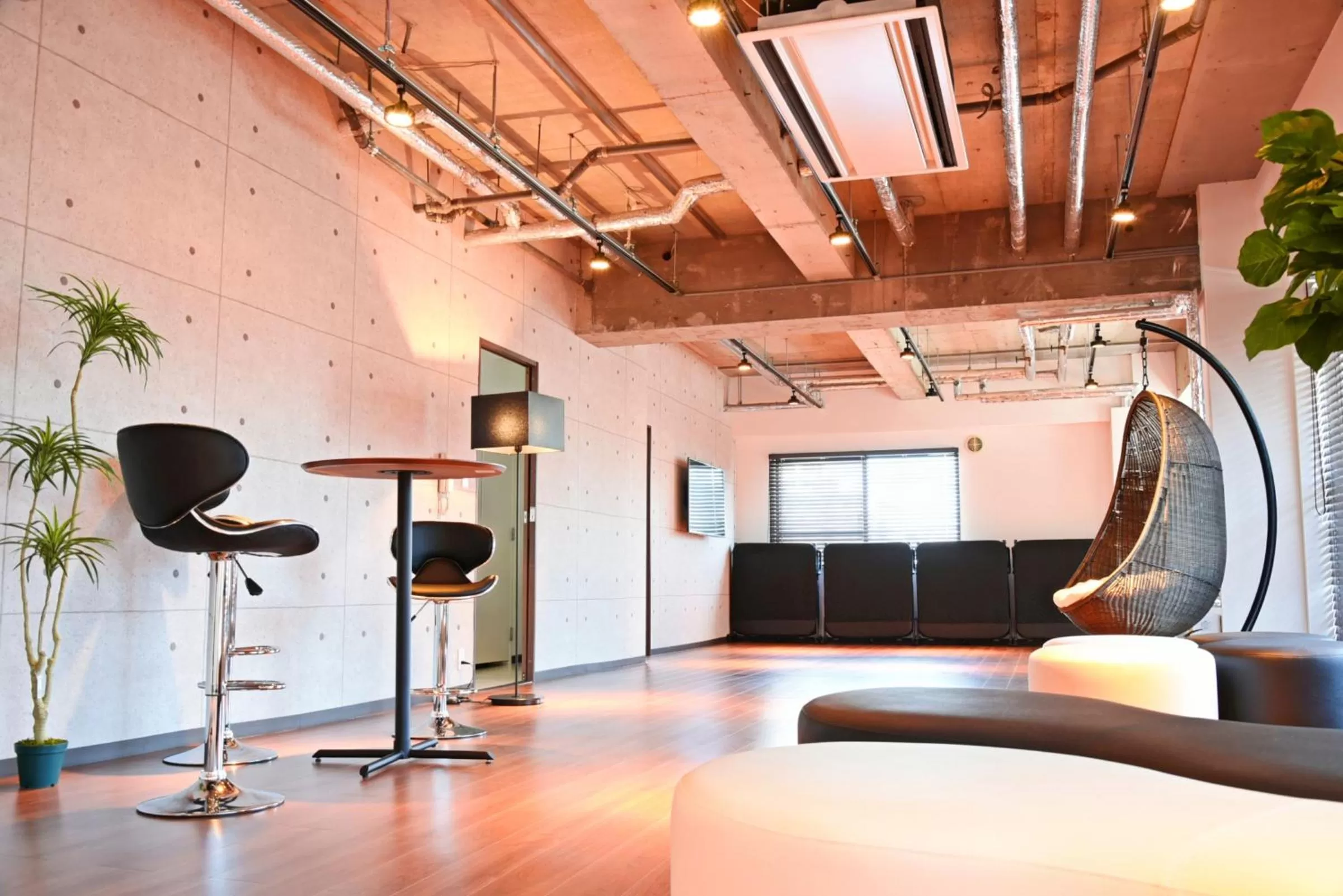 Living room, Fitness Center/Facilities in Hostel PLEASURE MARUYAMA