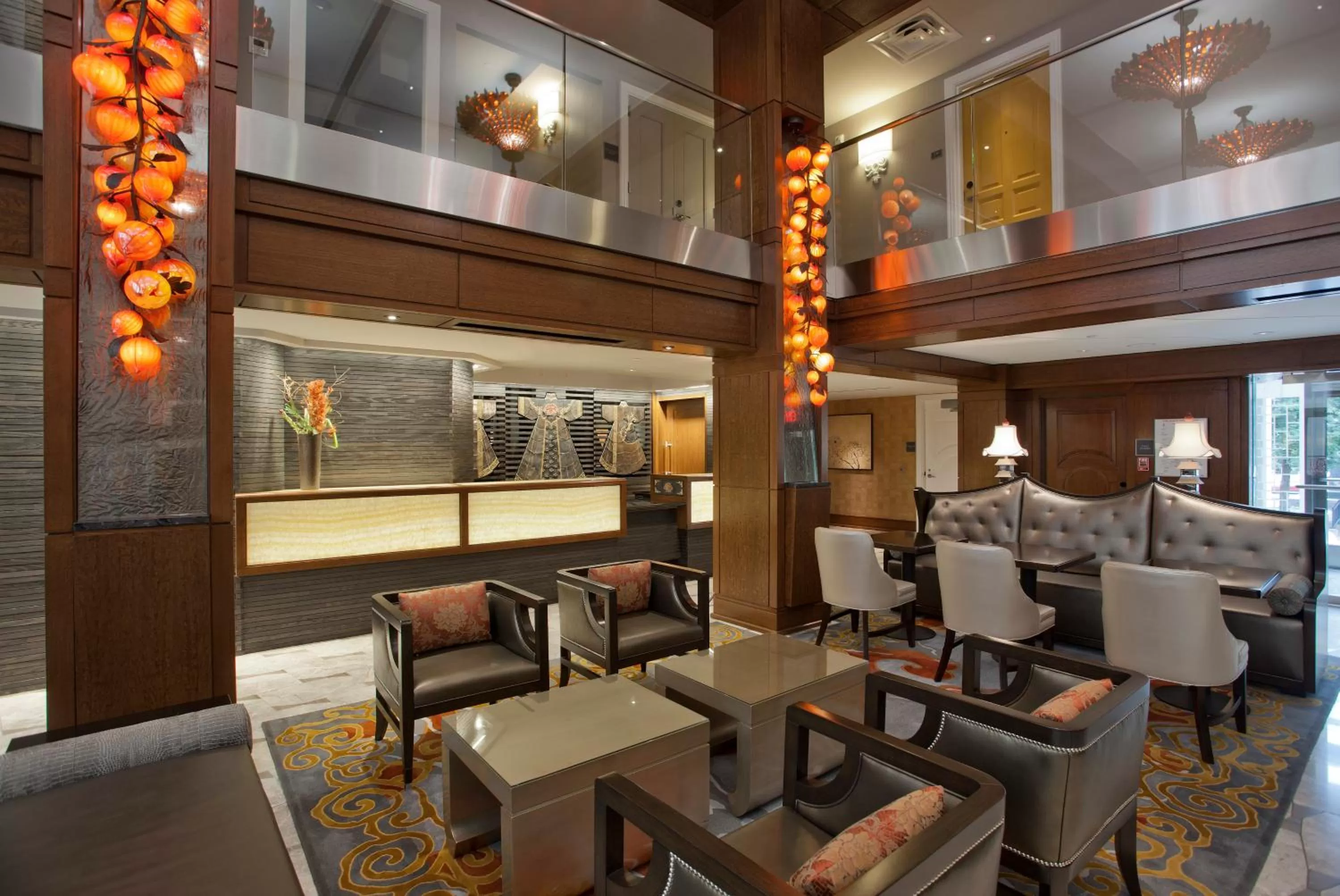 Lobby or reception in Morrison Clark Inn Washington DC Convention Center