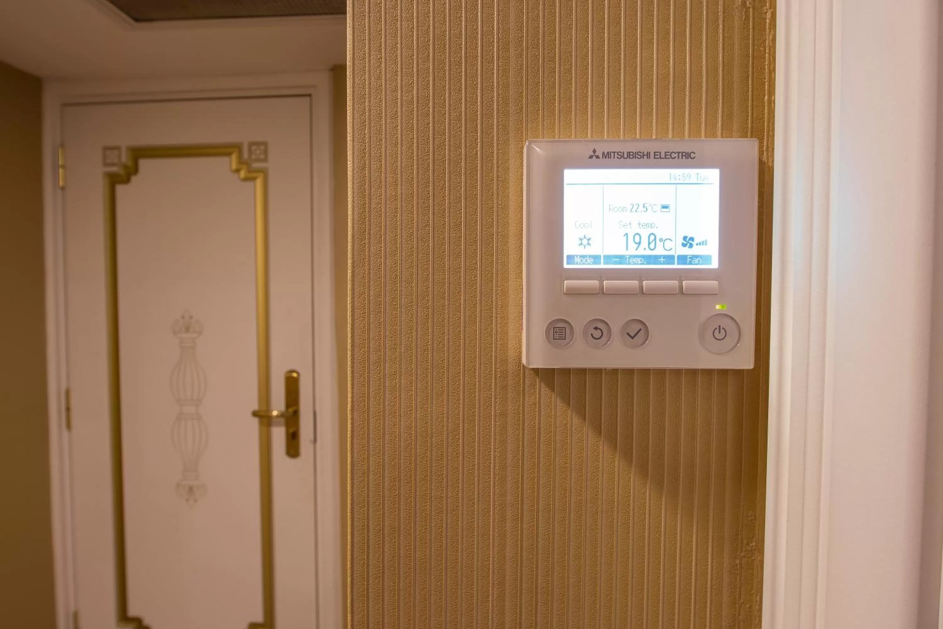 Decorative detail in Empire Suite Hotel